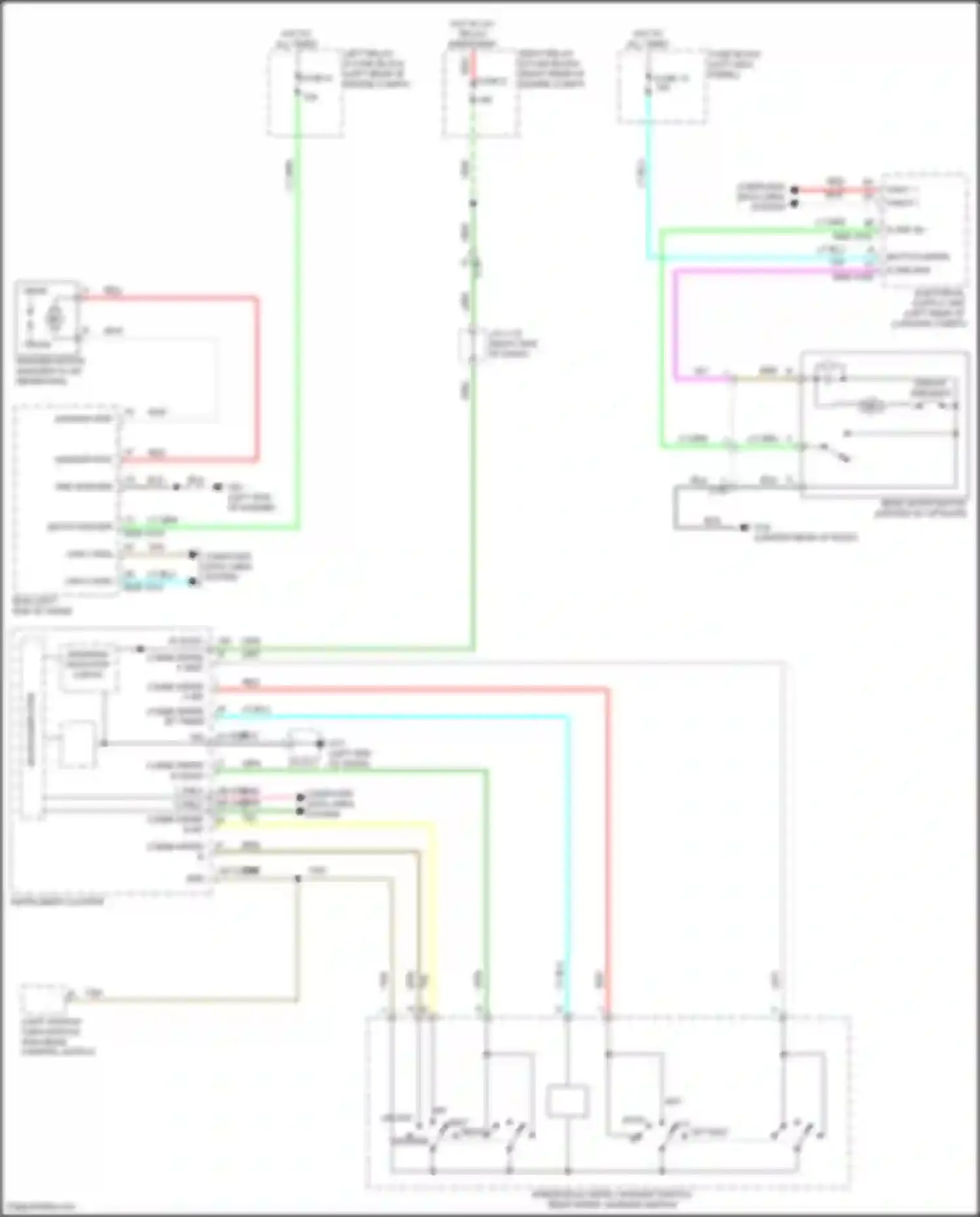 CX-90 Mazda I (2023-2024): Rear wiper/washer circuit