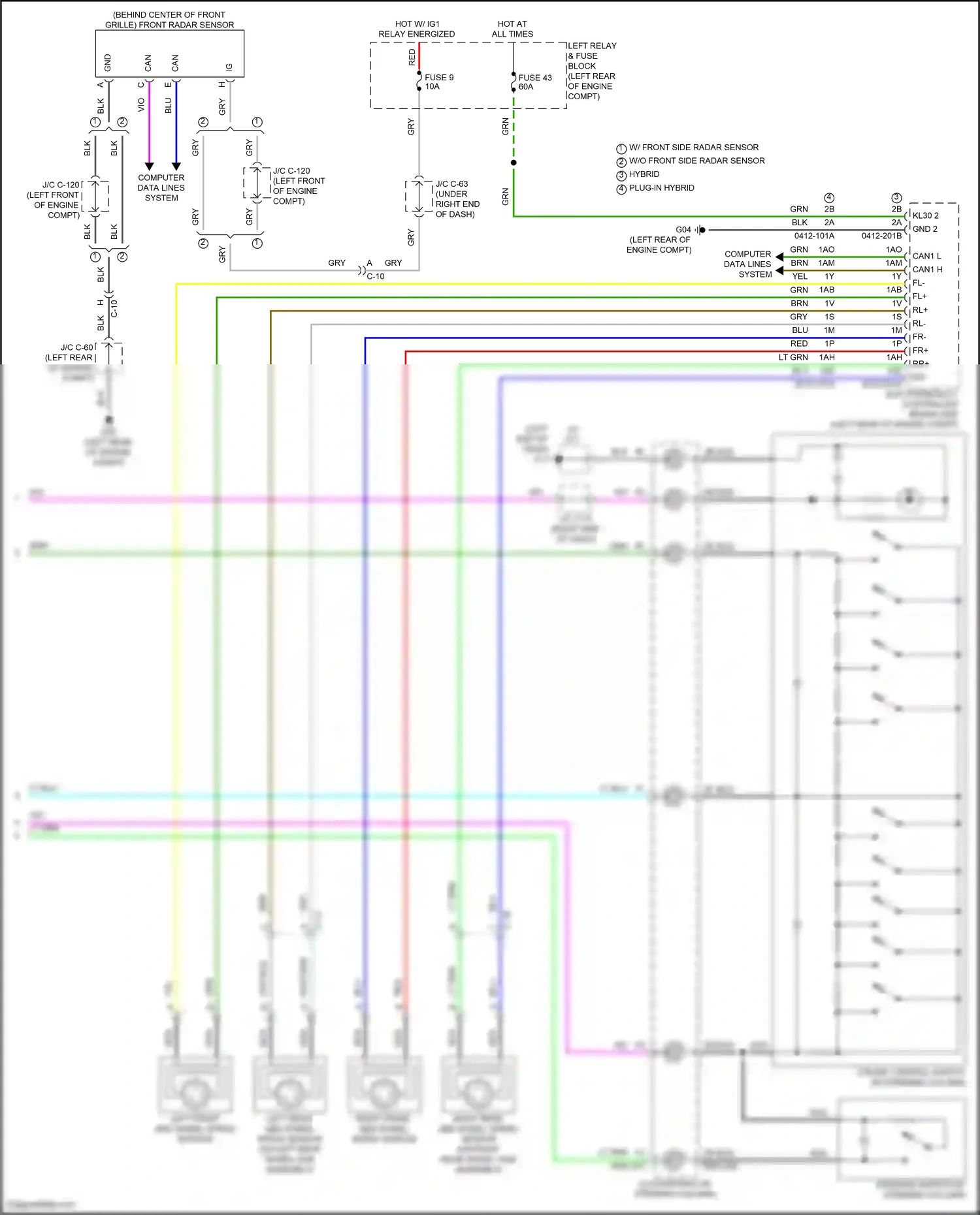 Mazda CX-90 I (2023-2024) computer data lines system wiring diagram  (35 of 111)