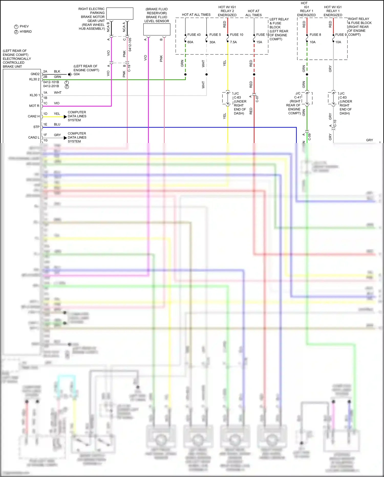 Mazda CX-90 I (2023-2024) computer data lines system wiring diagram  (61 of 111)
