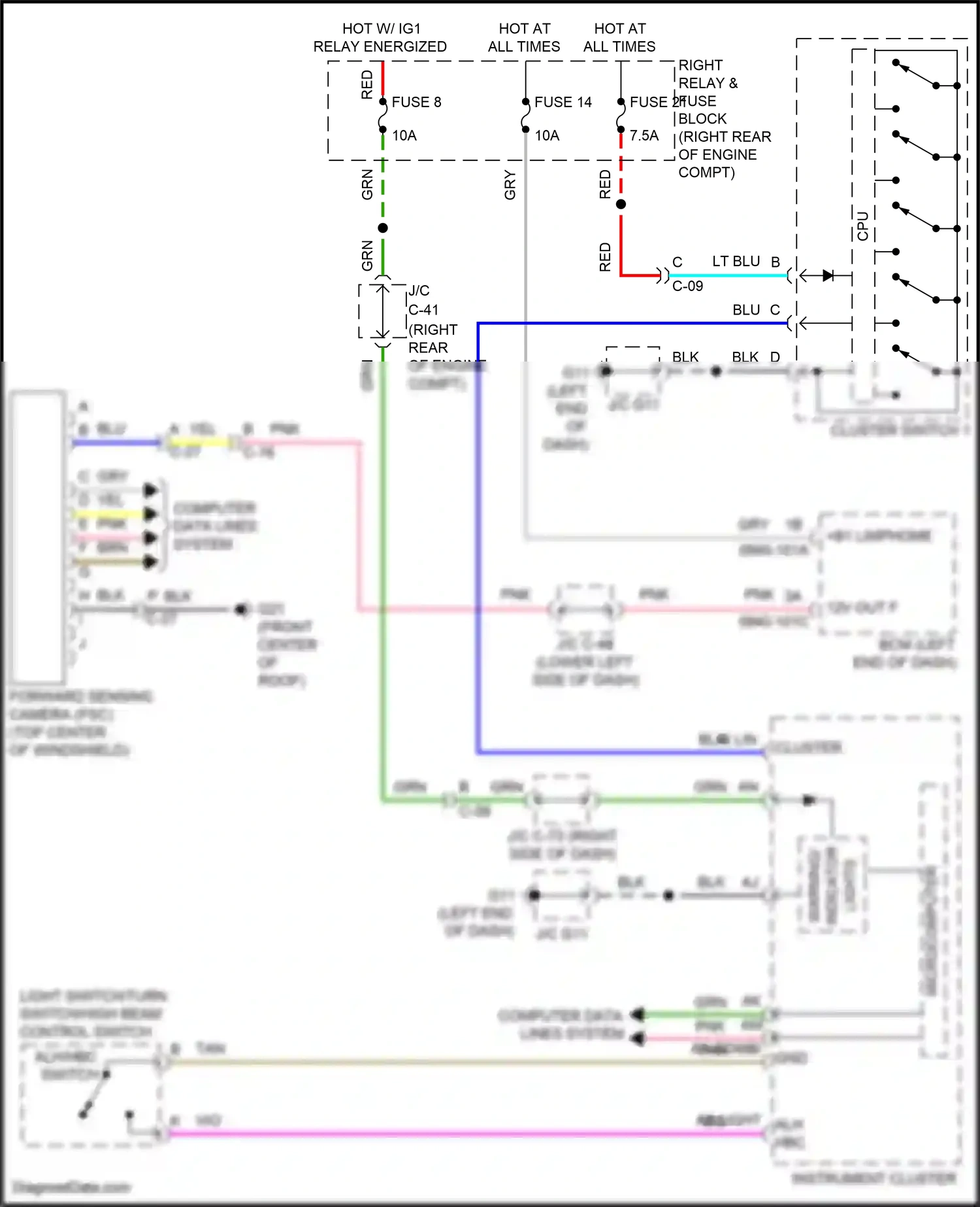 Mazda CX-90 I (2023-2024) computer data lines system wiring diagram  (14 of 111)