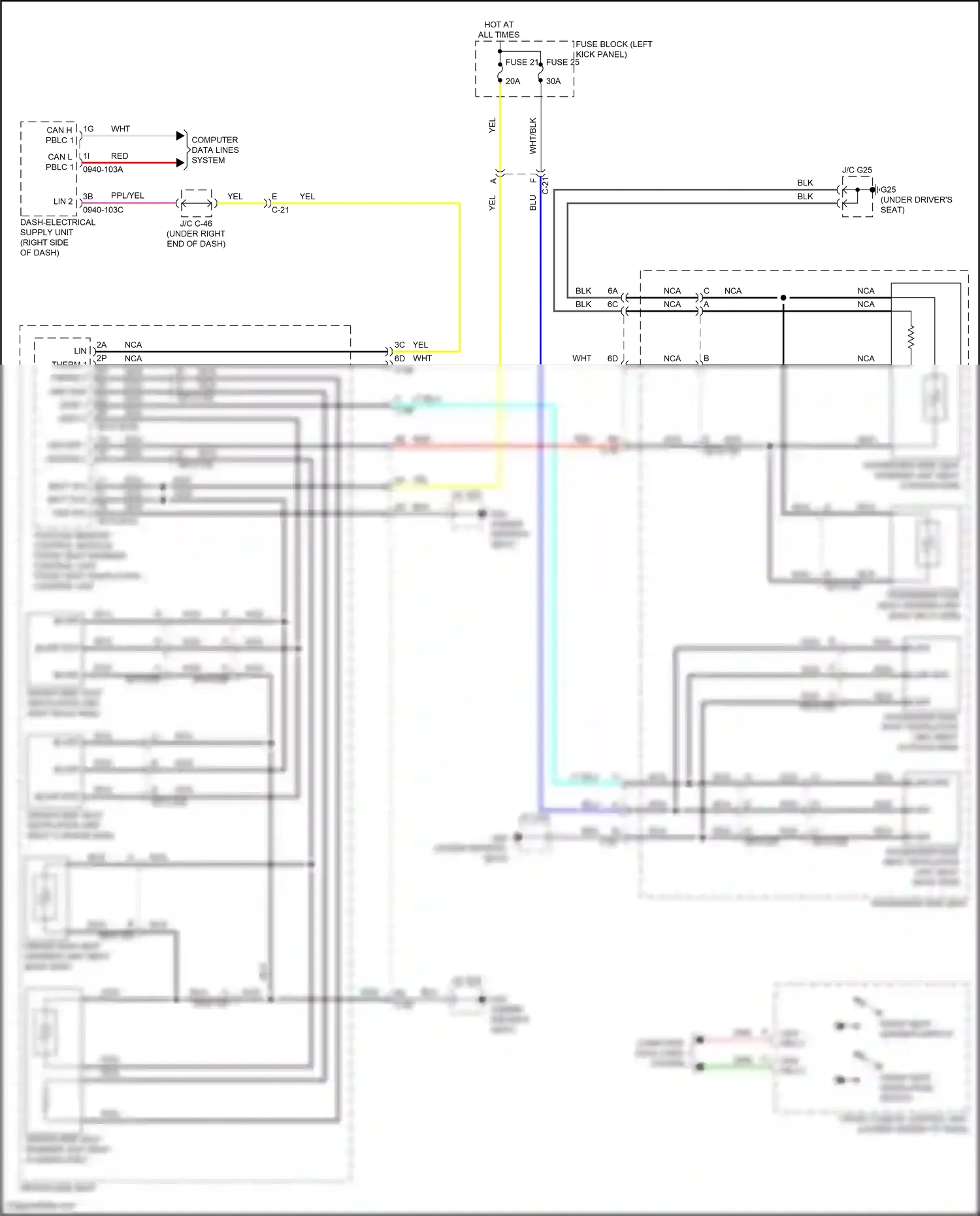 Mazda CX-90 I (2023-2024) computer data lines system wiring diagram  (48 of 111)