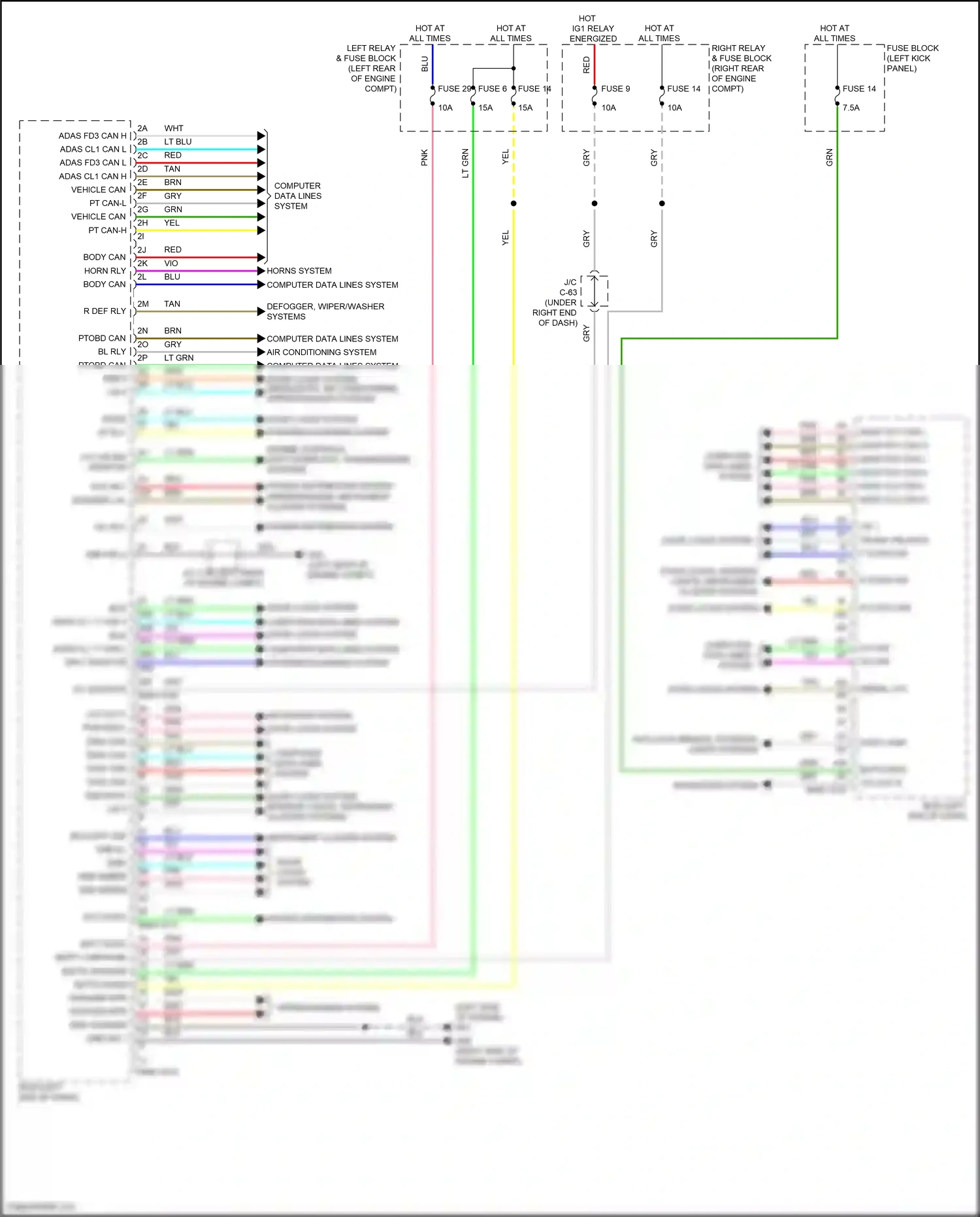 Mazda CX-90 I (2023-2024) computer data lines system wiring diagram  (63 of 111)