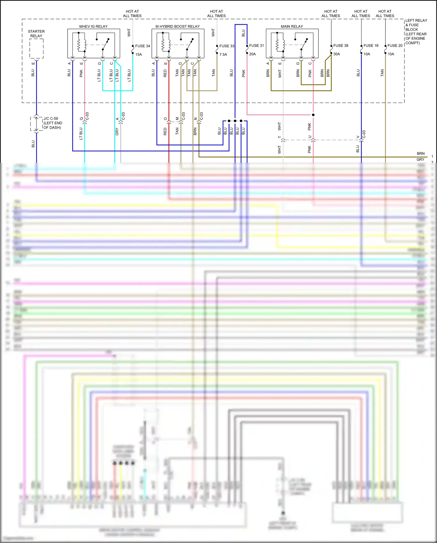 Mazda CX-90 I (2023-2024) computer data lines system wiring diagram  (109 of 111)
