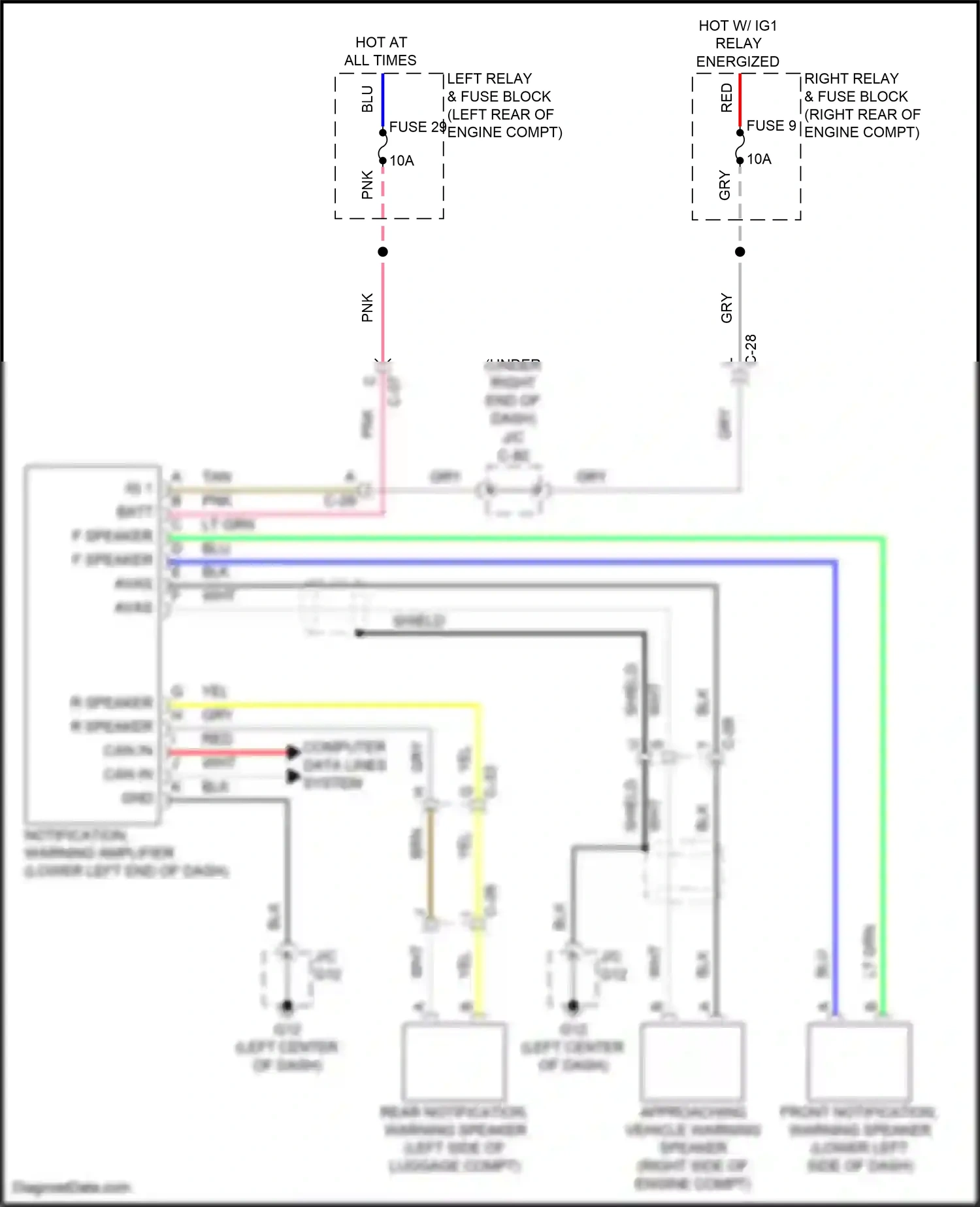 Mazda CX-90 I (2023-2024) computer data lines system wiring diagram  (21 of 111)