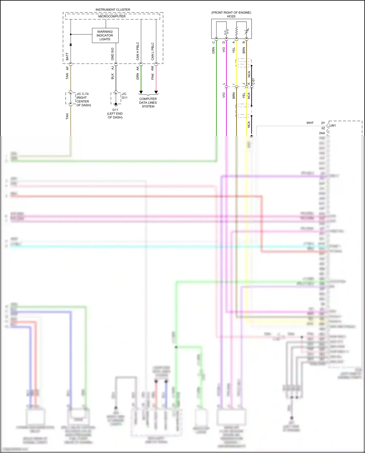 Mazda CX-90 I (2023-2024) computer data lines system wiring diagram  (99 of 111)