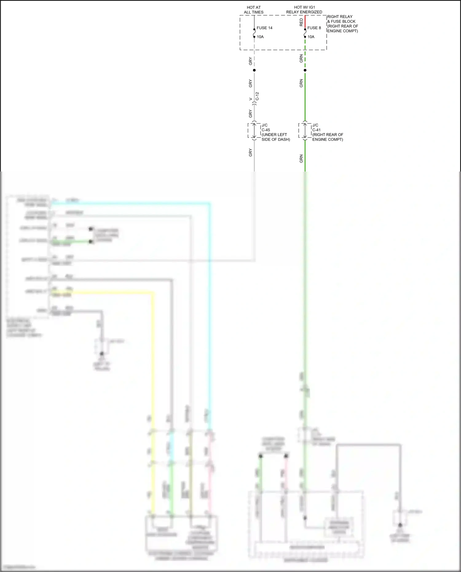 Mazda CX-90 I (2023-2024) coupling component temperature sensor wiring diagram  (1 of 1)