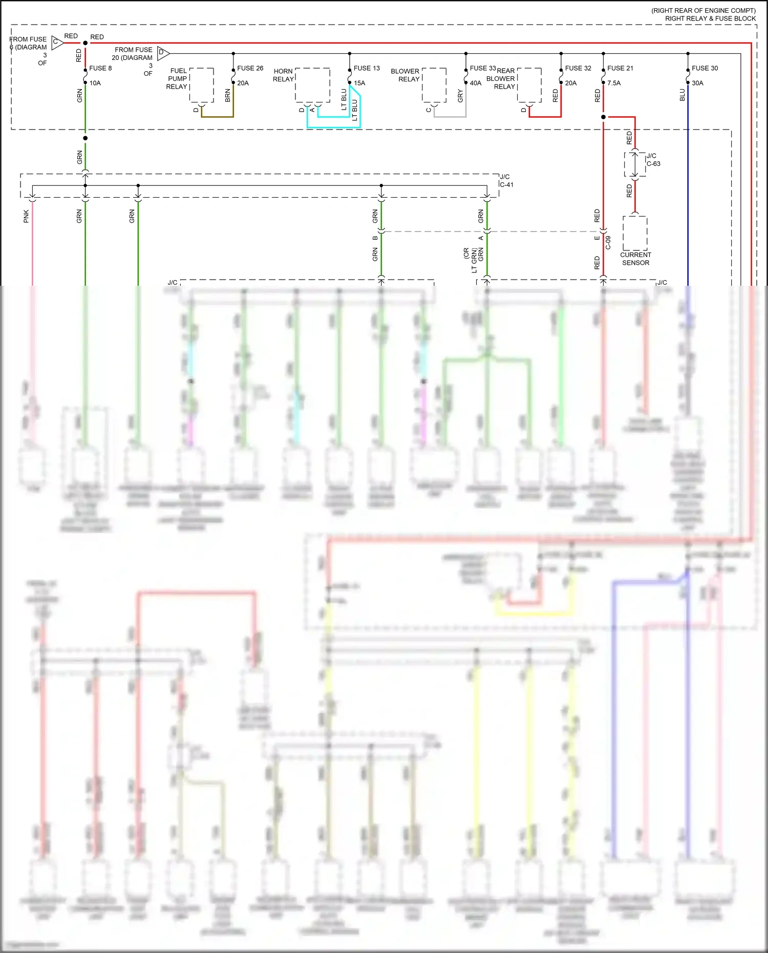 Mazda CX-90 I (2023-2024) current sensor wiring diagram  (1 of 4)