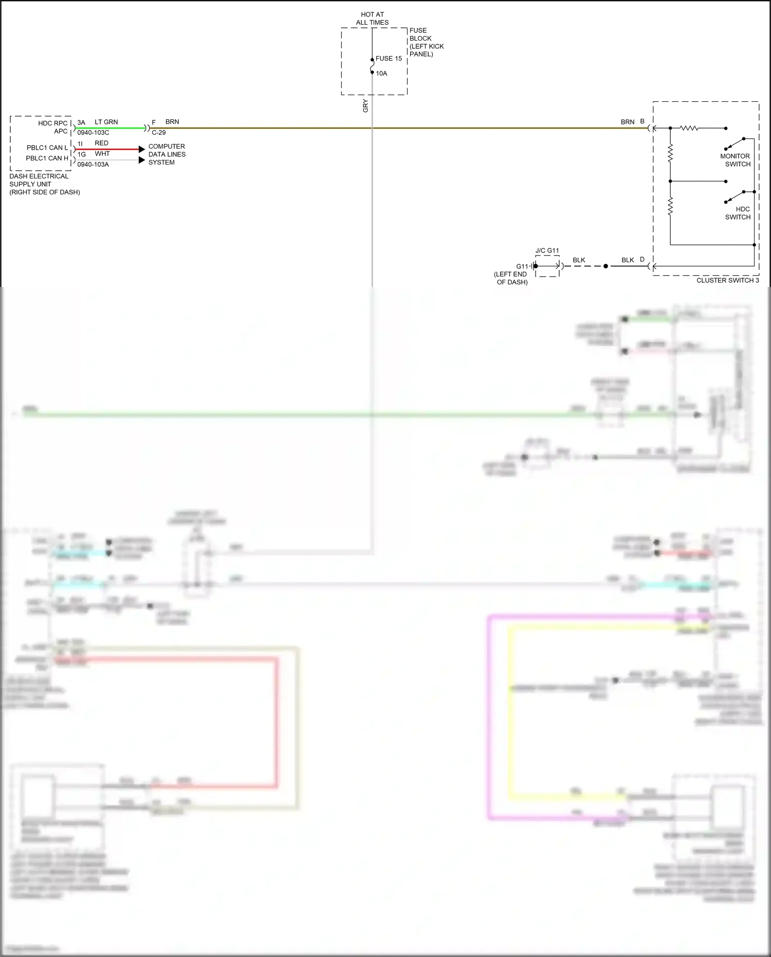 Mazda CX-90 I (2023-2024) micro computer wiring diagram  (2 of 6)