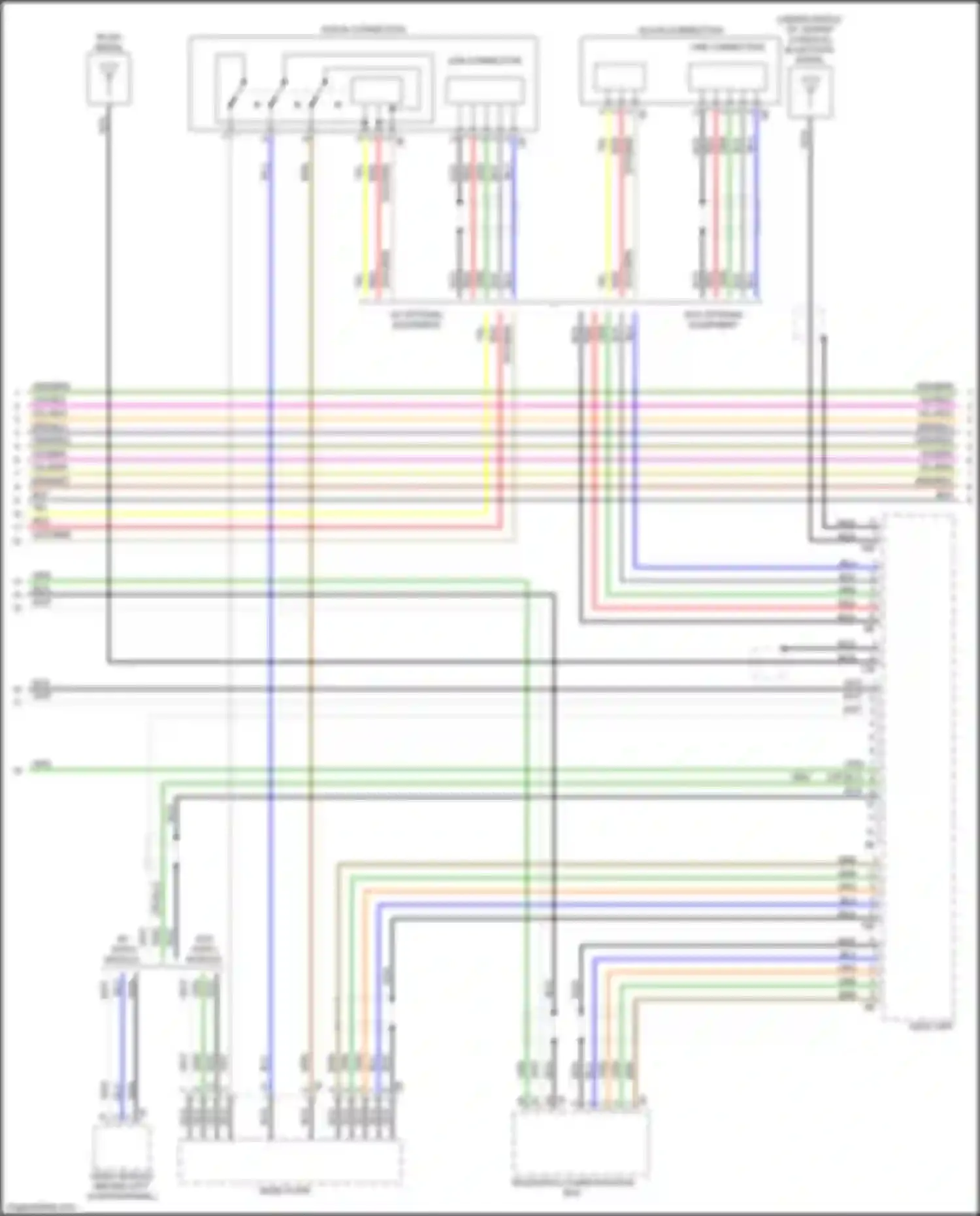 Flair Wagon Mazda III (2017-2023): Navigation circuit, w/ hifi radio w/o active sound design (3 of 4)