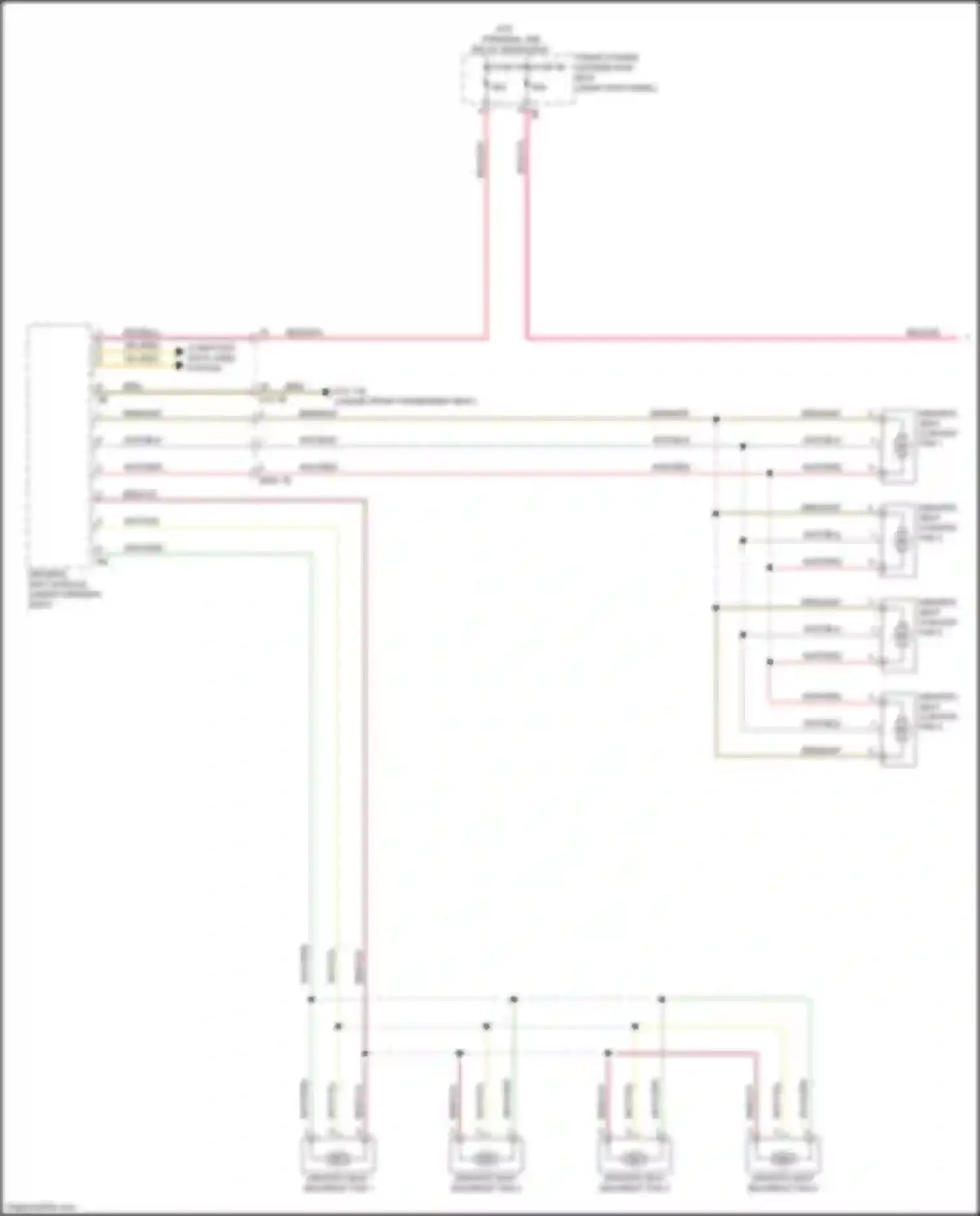 Flair Wagon Mazda III (2017-2023): Seat ventilation circuit (1 of 2)