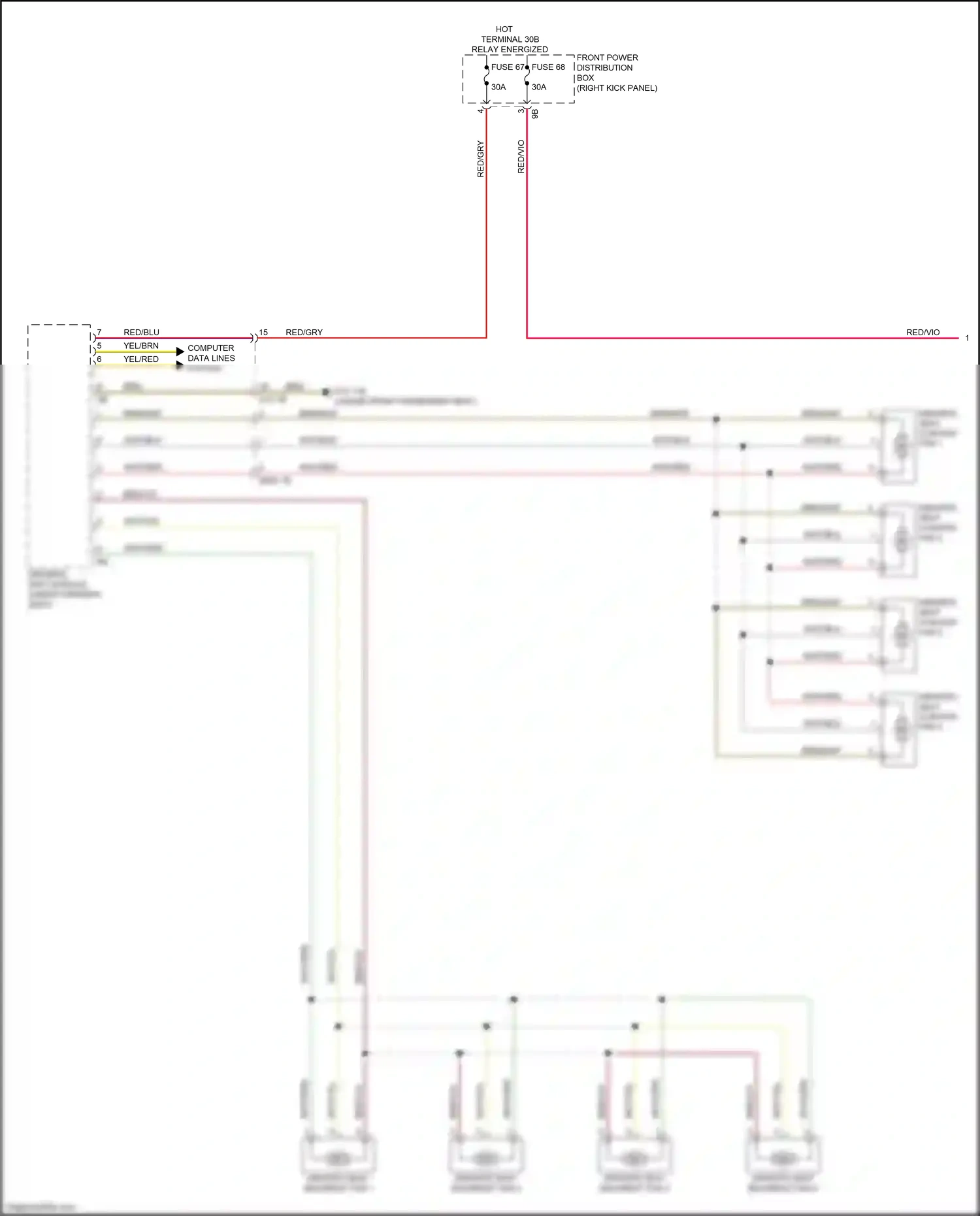 Mazda Flair Wagon III (2017-2023) computer data lines system wiring diagram  (26 of 28)