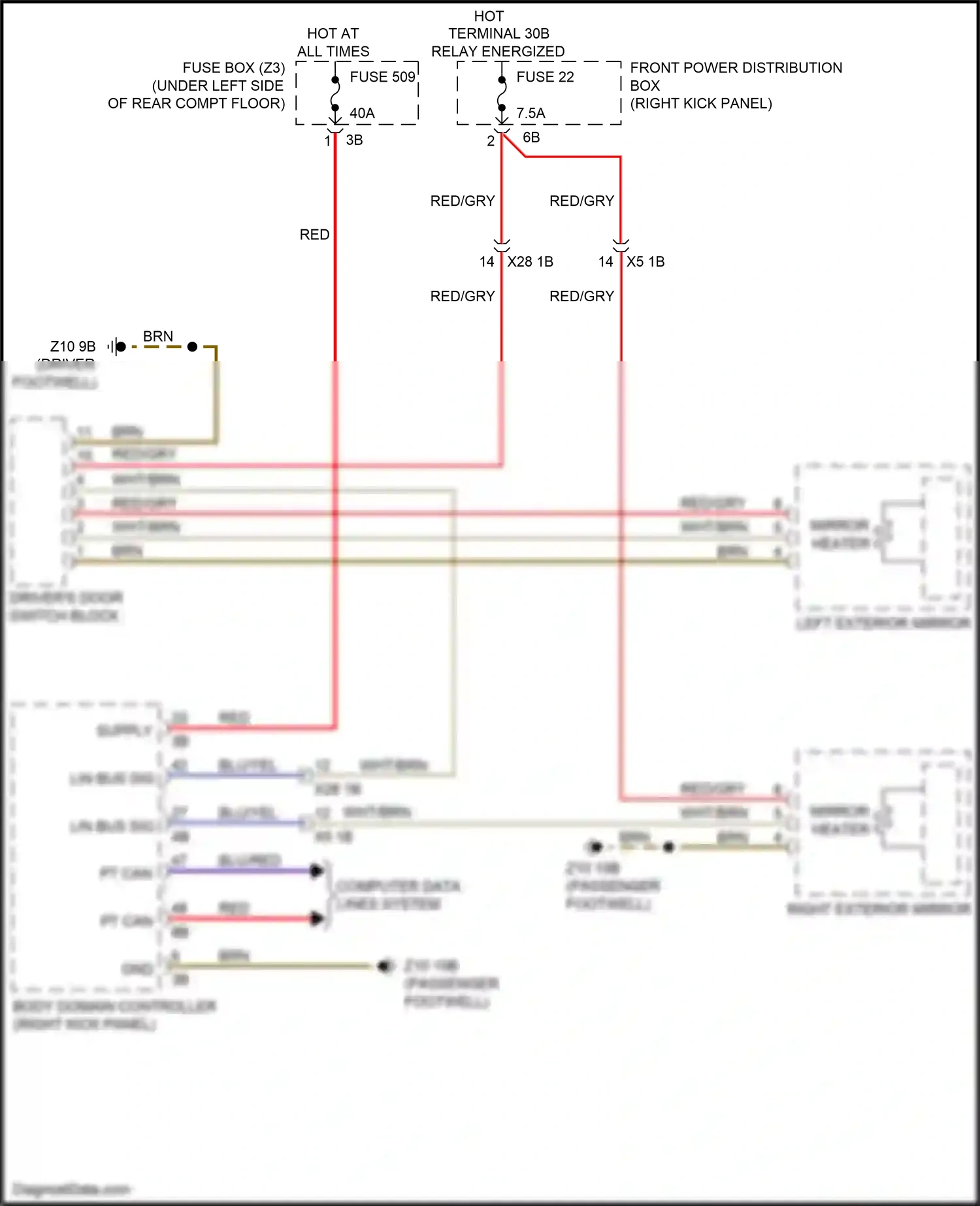 Mazda Flair Wagon III (2017-2023) computer data lines system wiring diagram  (3 of 28)