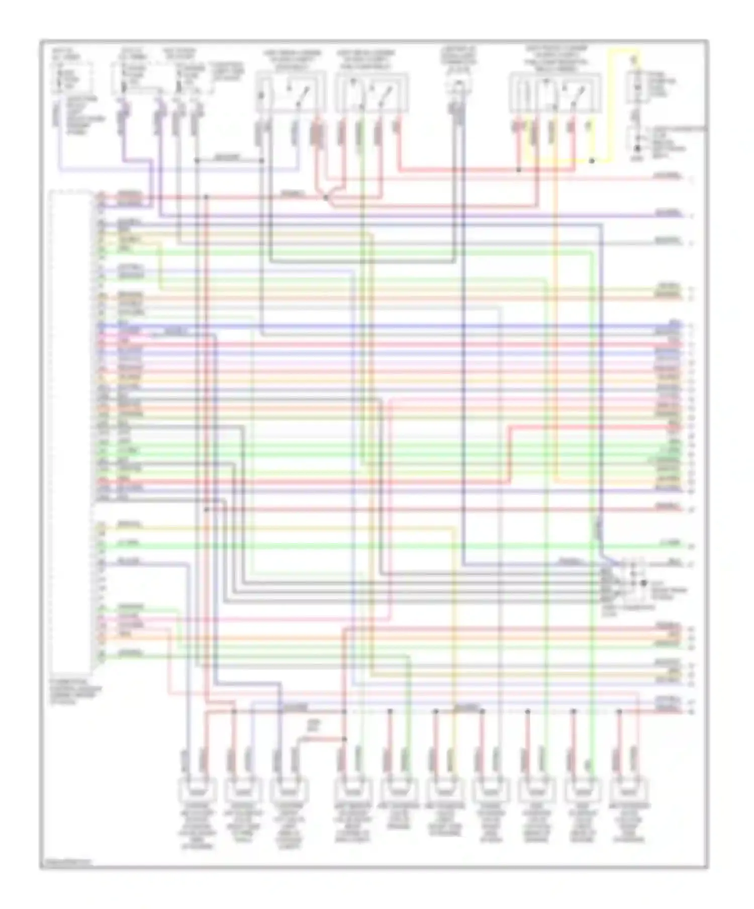 Millenia Mazda I facelift (2000-2003): Wiring diagram engine performance 2.3ls (1 of 3)