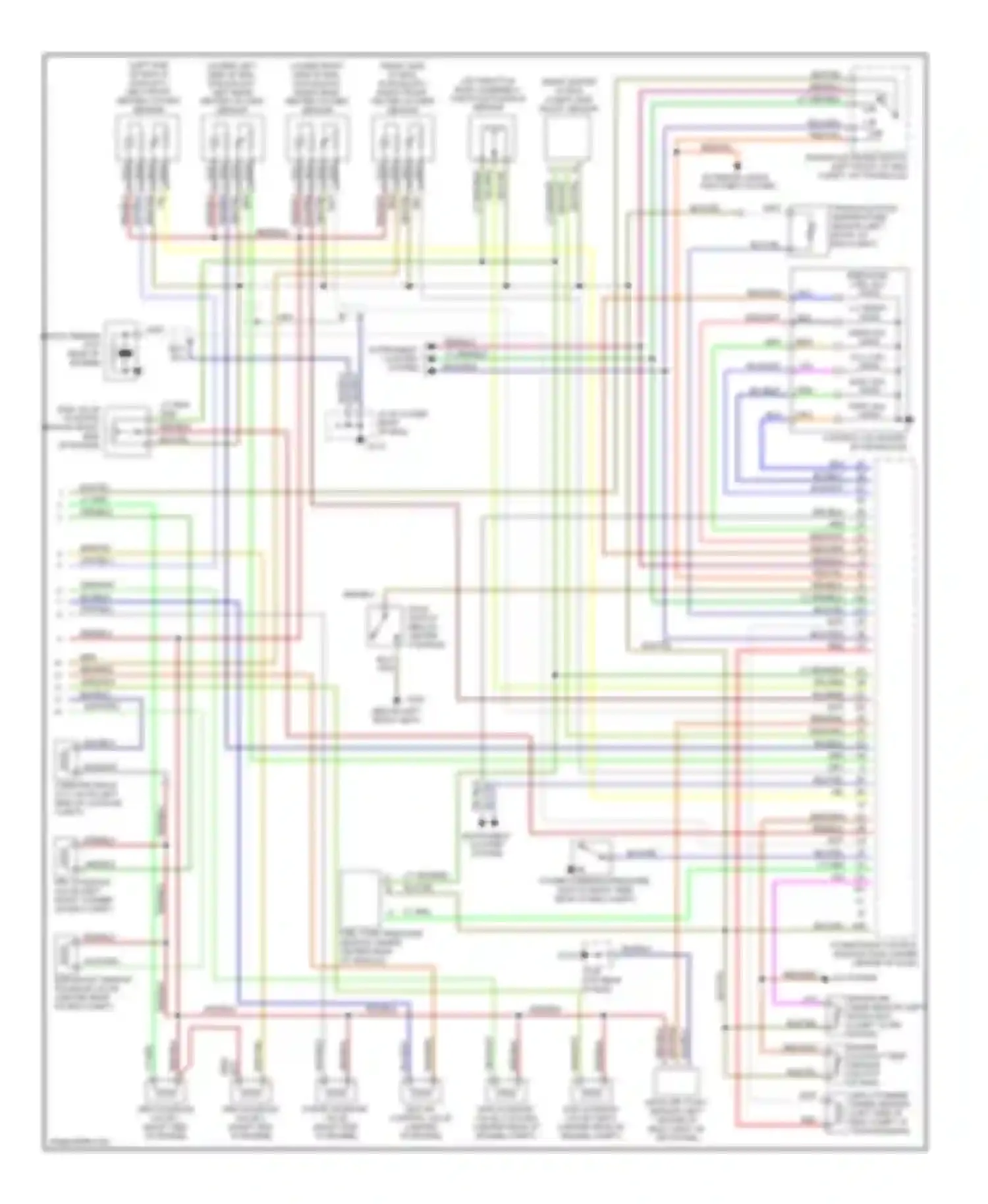 Millenia Mazda I facelift (2000-2003): Wiring diagram engine performance 2.5ls (2 of 2)