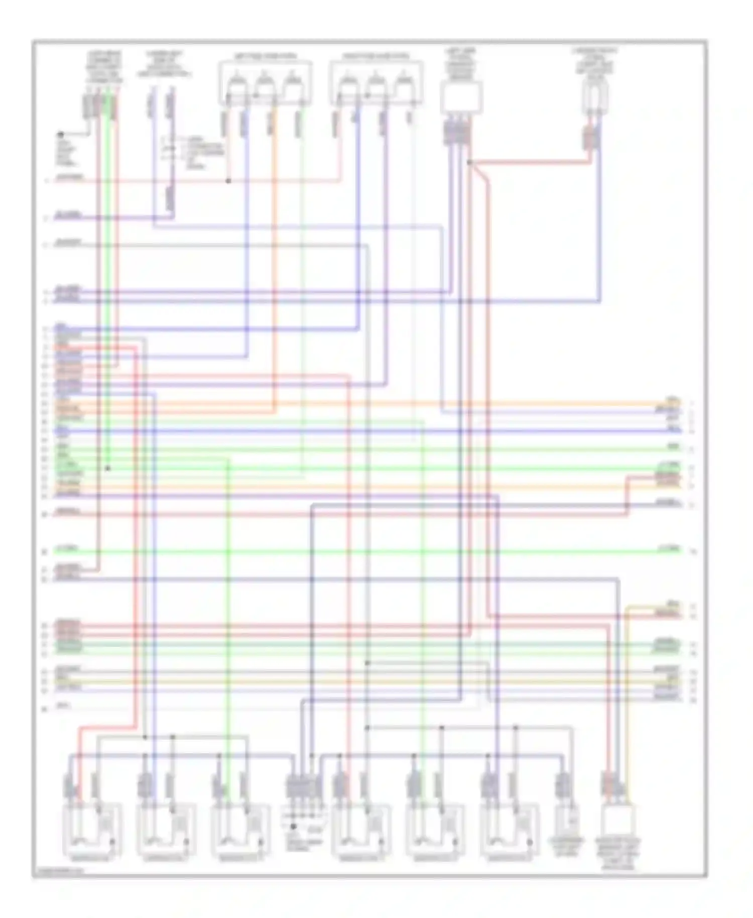 Millenia Mazda I (1994-2000): Wiring diagram engine performance 2.3ls (2 of 3)