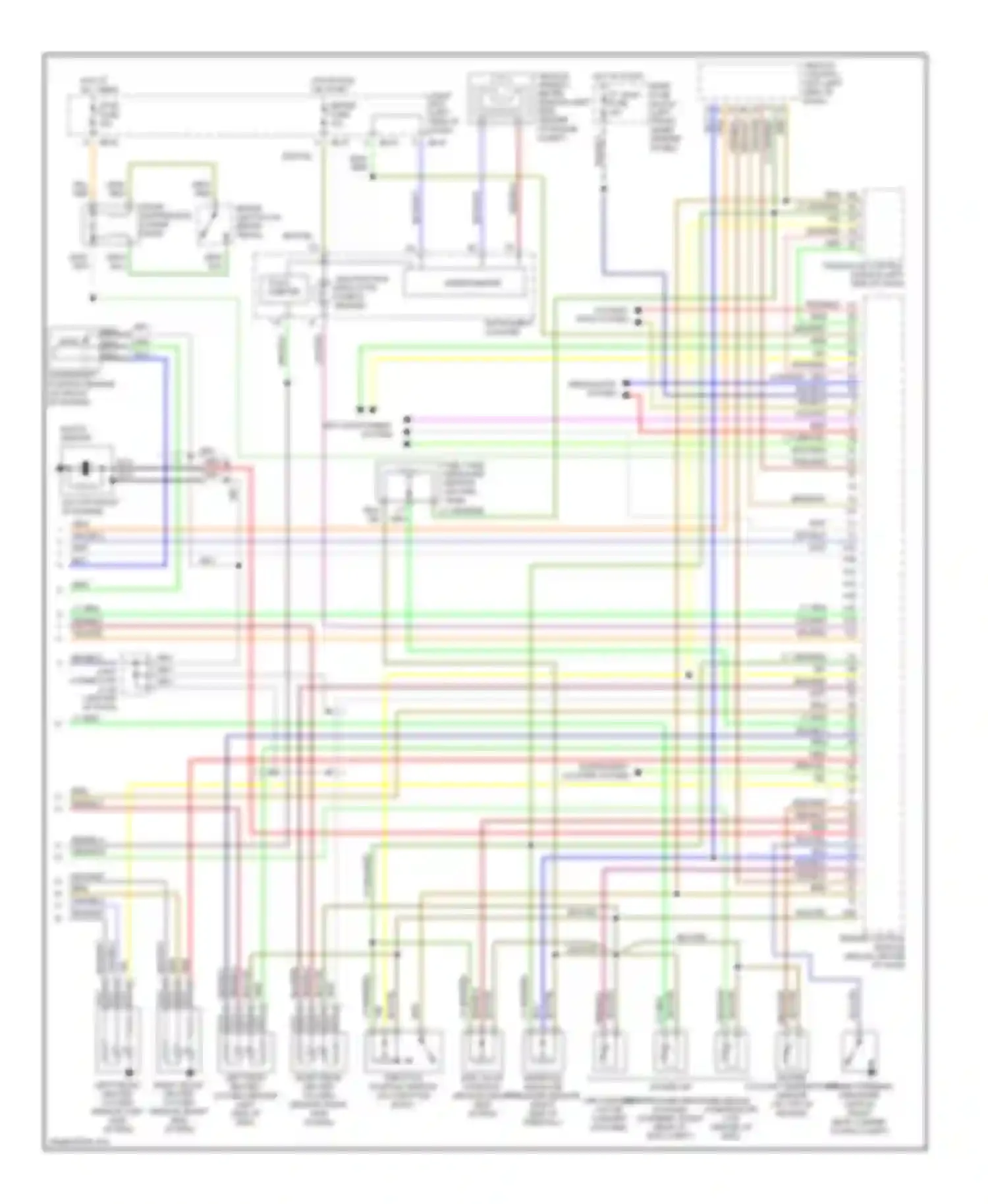 Millenia Mazda I (1994-2000): Wiring diagram engine performance 2.3ls (3 of 3)