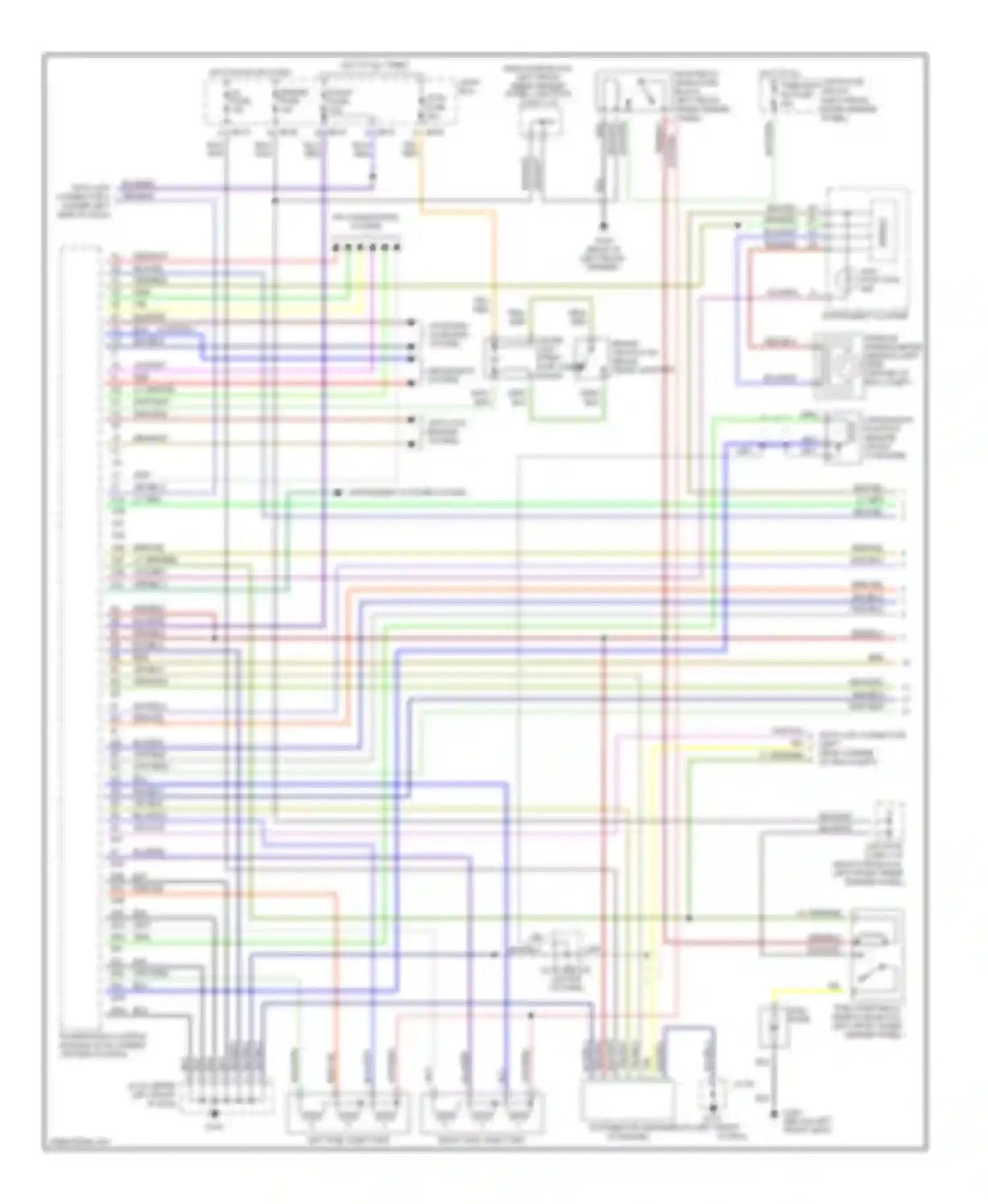 Millenia Mazda I (1994-2000): Wiring diagram engine performance 2.5ls (1 of 2)