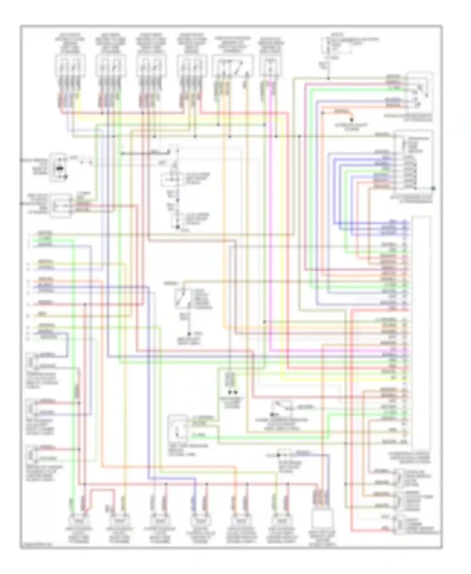 Millenia Mazda I (1994-2000): Wiring diagram engine performance 2.5ls (2 of 2)