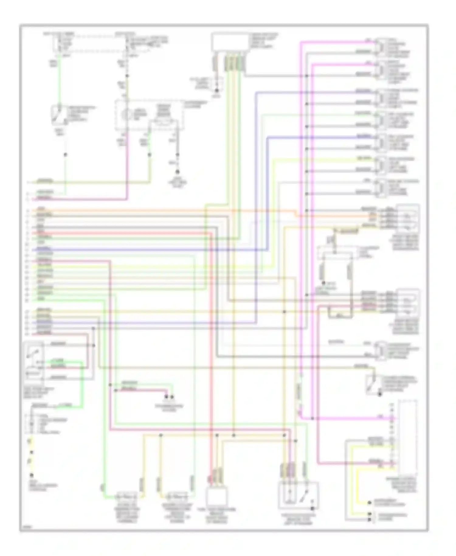 MPV Mazda I (1988-1999): Wiring diagram engine performance 3.0ls (2 of 2)