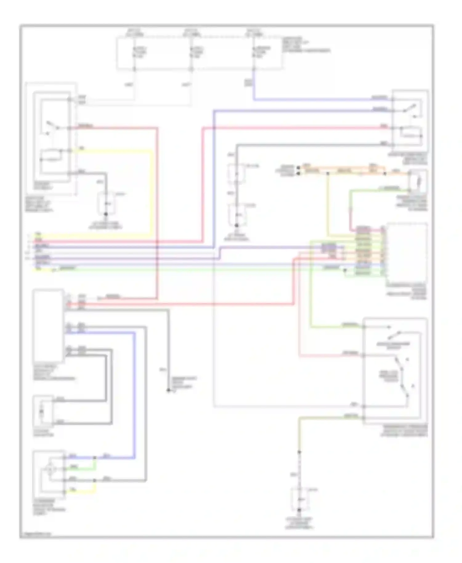 MPV Mazda II facelift (2003-2006): Manual a/c circuit (2 of 2)