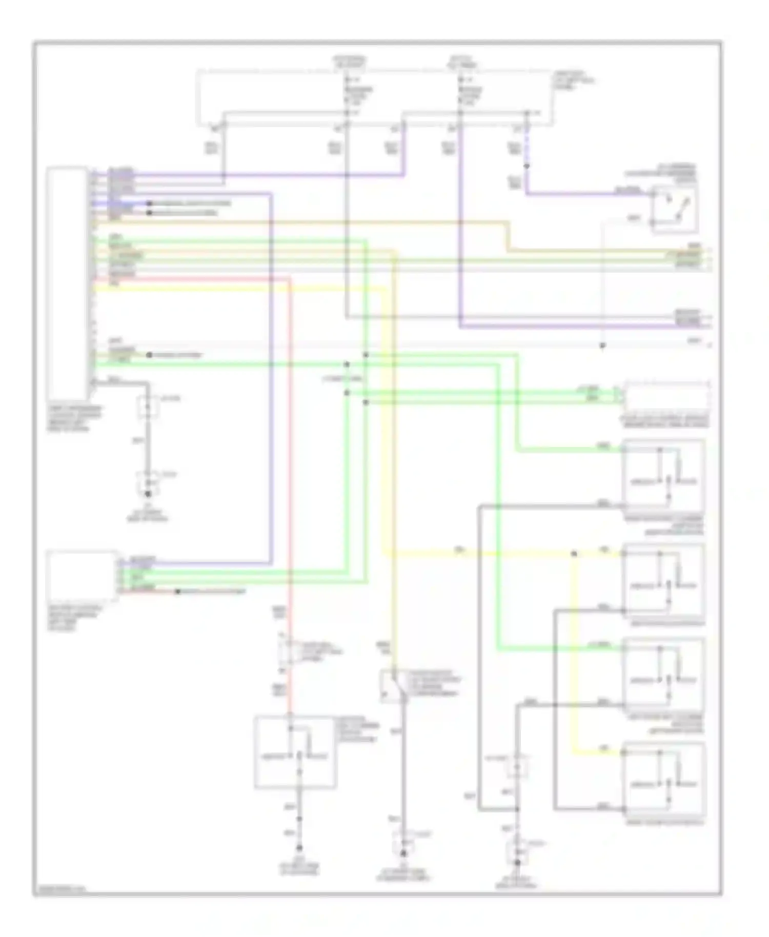 MPV Mazda II facelift (2003-2006): Anti-theft circuit (1 of 2)