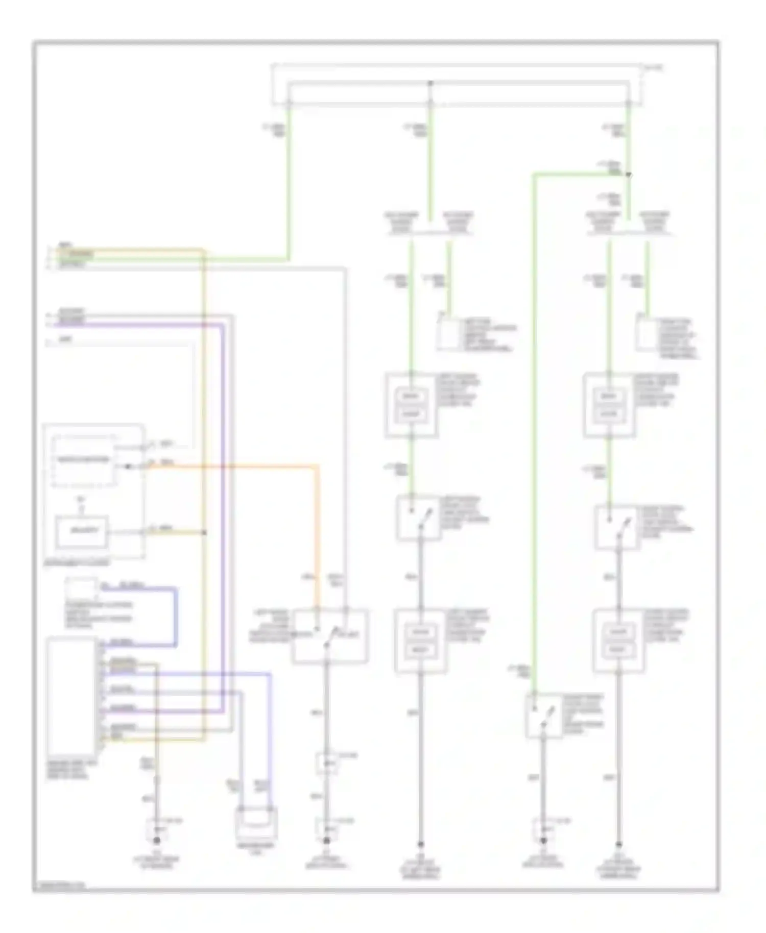 MPV Mazda II facelift (2003-2006): Anti-theft circuit (2 of 2)