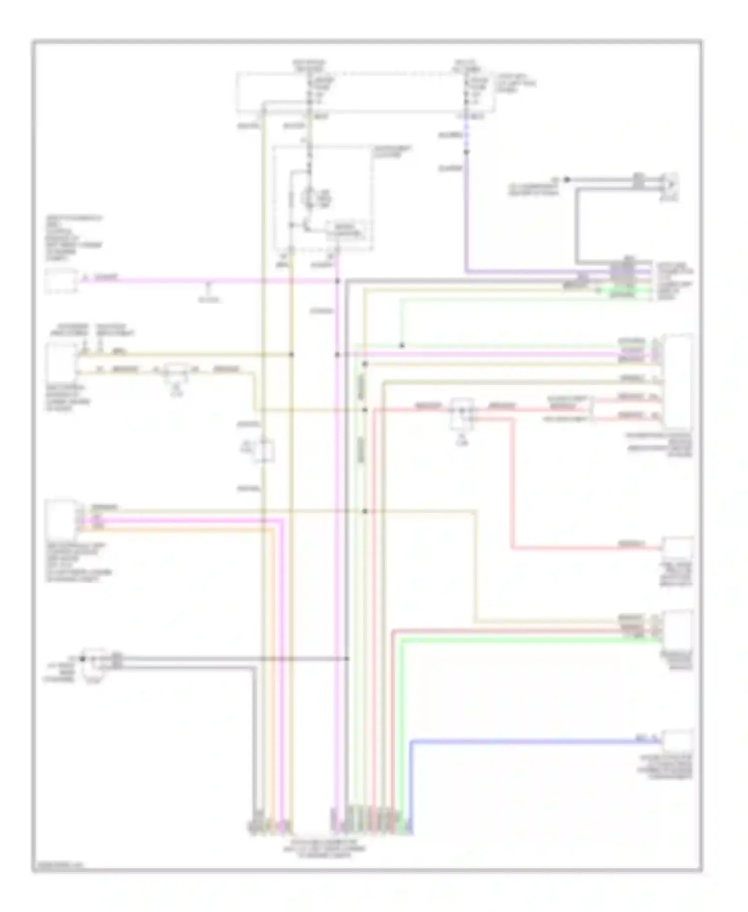 MPV Mazda II facelift (2003-2006): Computer data lines circuit