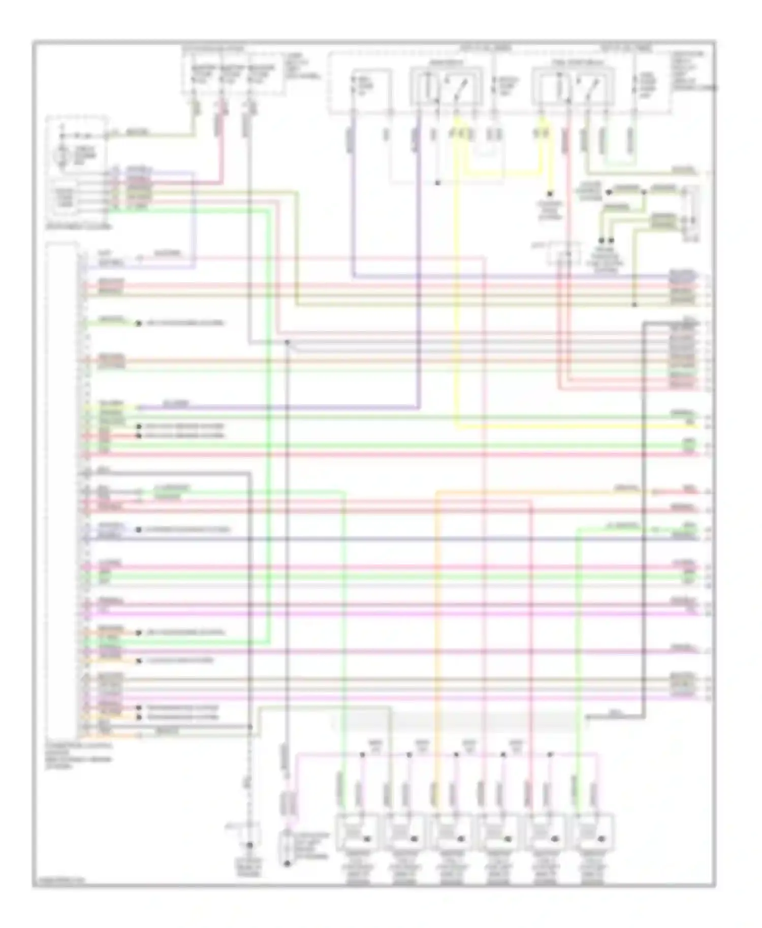 MPV Mazda II facelift (2003-2006): Wiring diagram engine performance engine performance circuit (1 of 3)