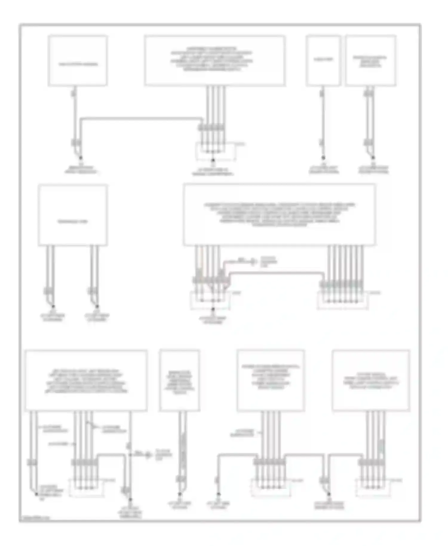 MPV Mazda II facelift (2003-2006): Ground distribution circuit (1 of 2)
