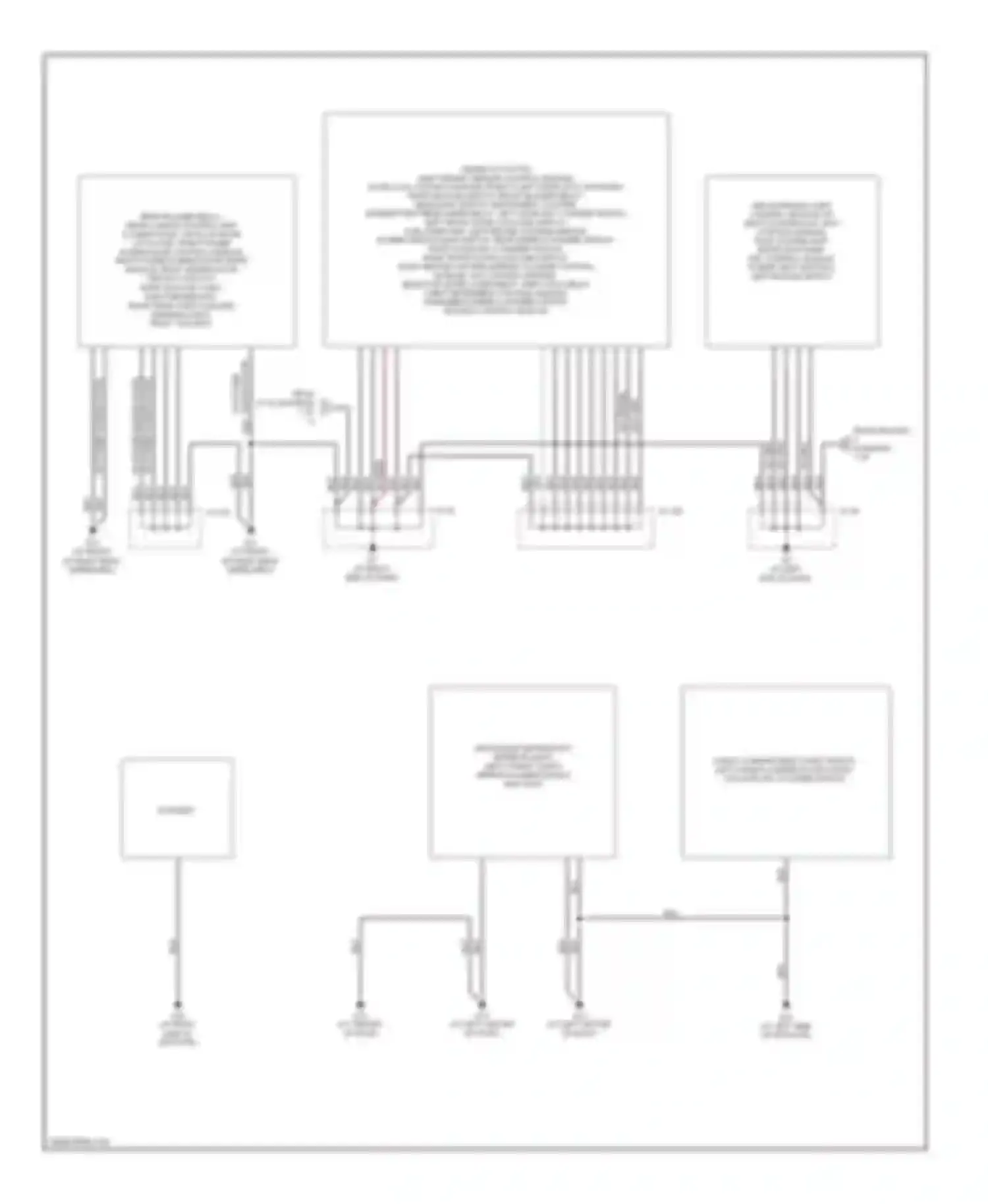 MPV Mazda II facelift (2003-2006): Ground distribution circuit (2 of 2)