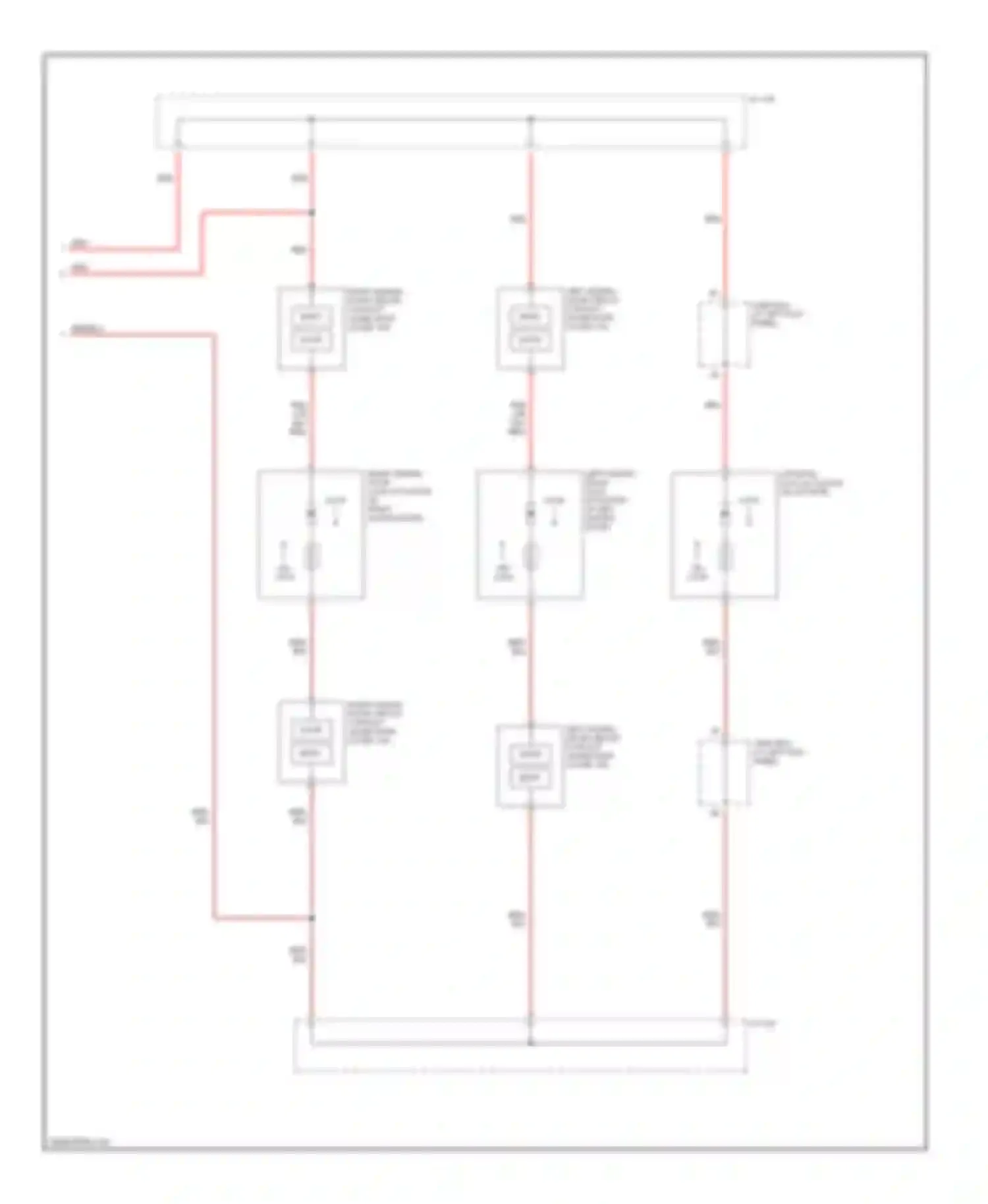 MPV Mazda II facelift (2003-2006): Power door locks circuit (2 of 2)