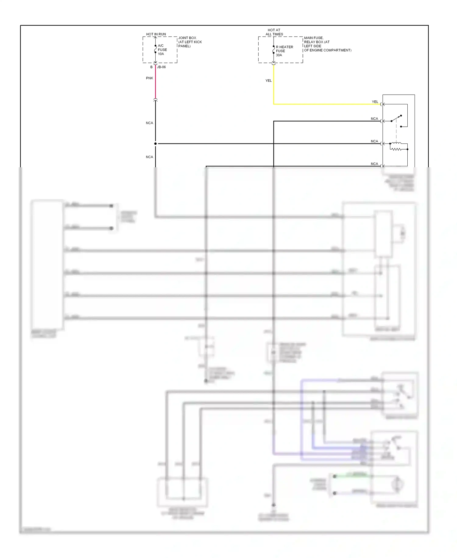 Mazda MPV II facelift (2003-2006) blu wiring diagram  (9 of 33)
