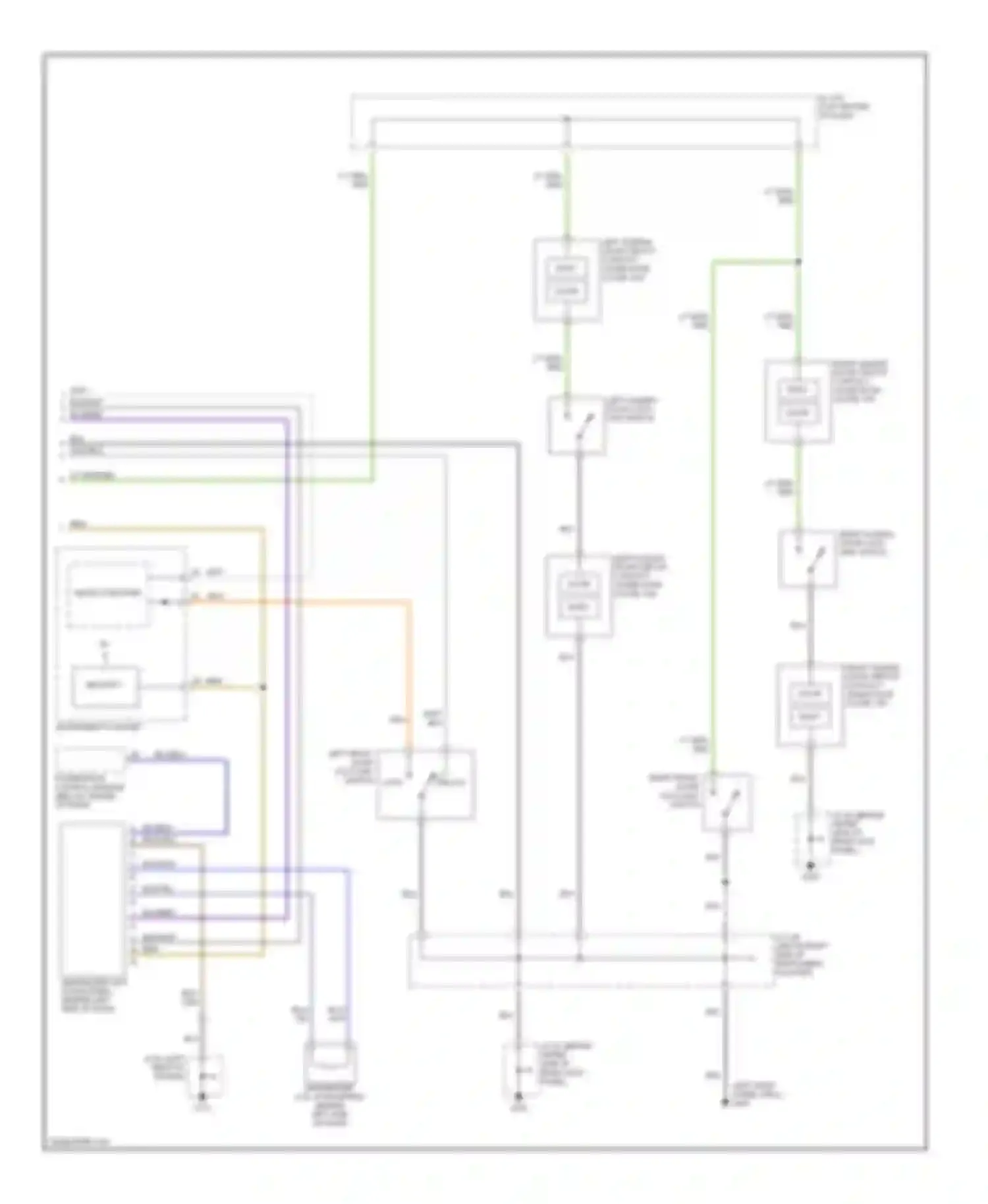 MPV Mazda II (1999-2003): Anti-theft circuit (2 of 2)