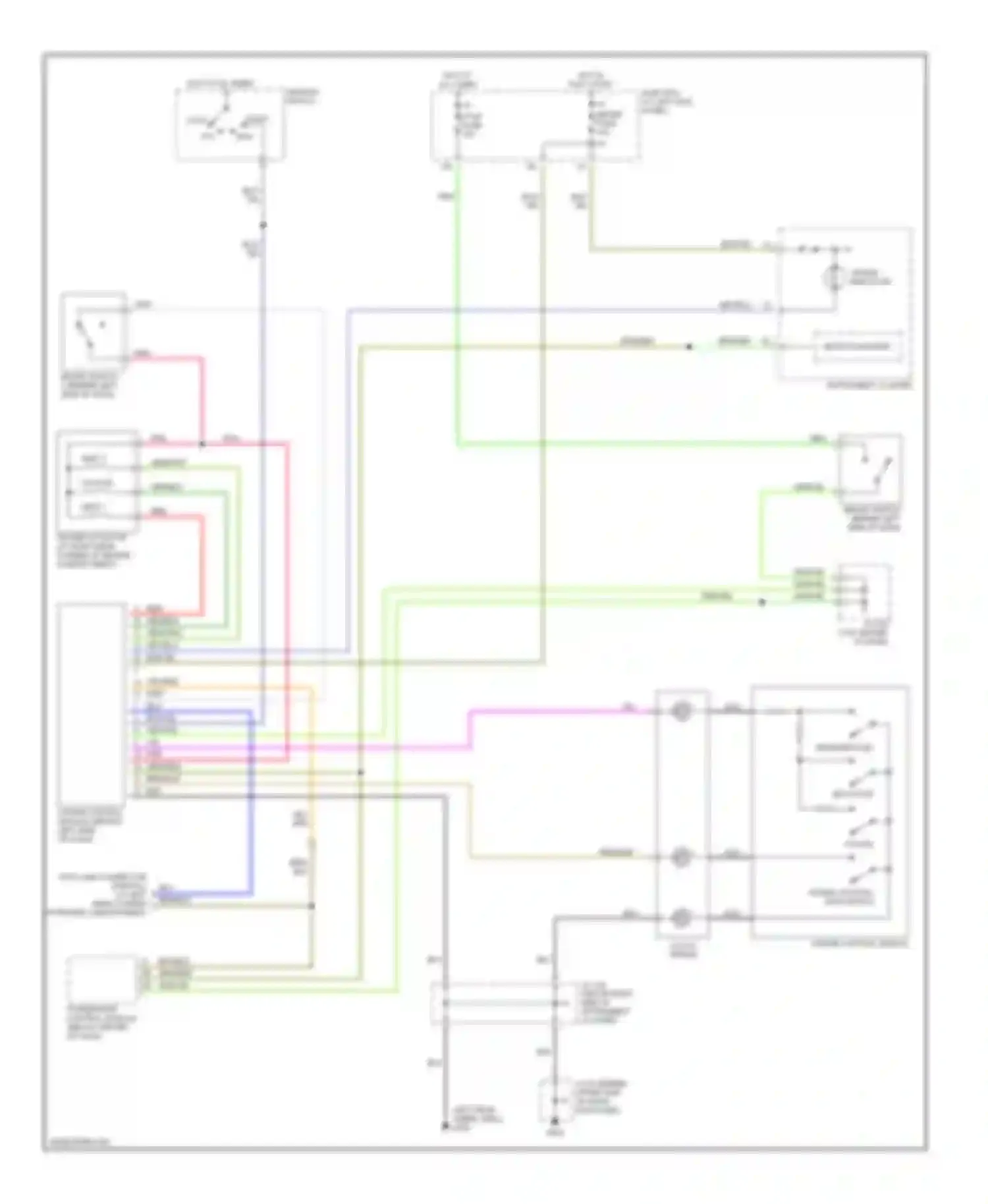 MPV Mazda II (1999-2003): Cruise control circuit