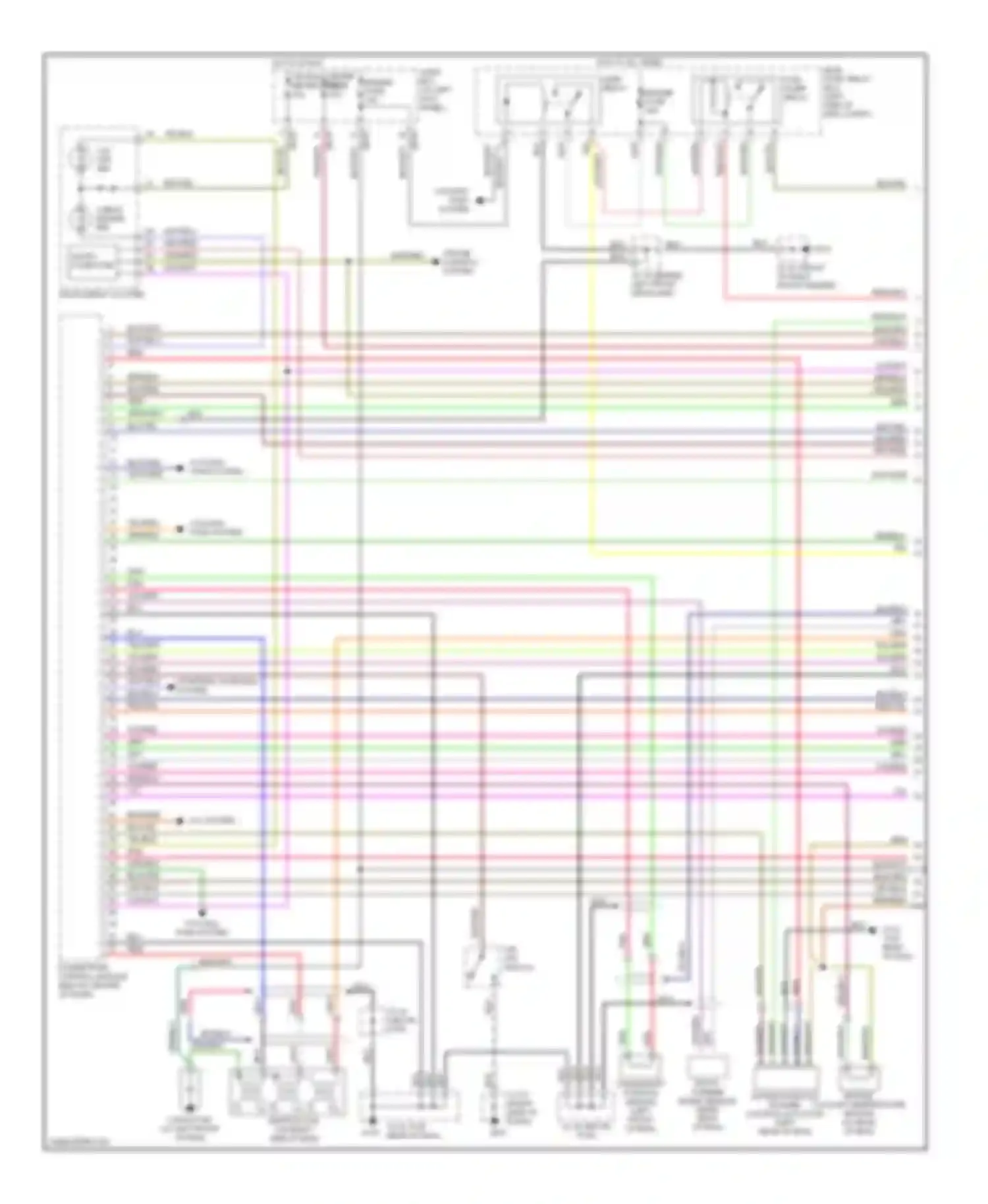MPV Mazda II (1999-2003): Wiring diagram engine performance 2.5ls (1 of 3)
