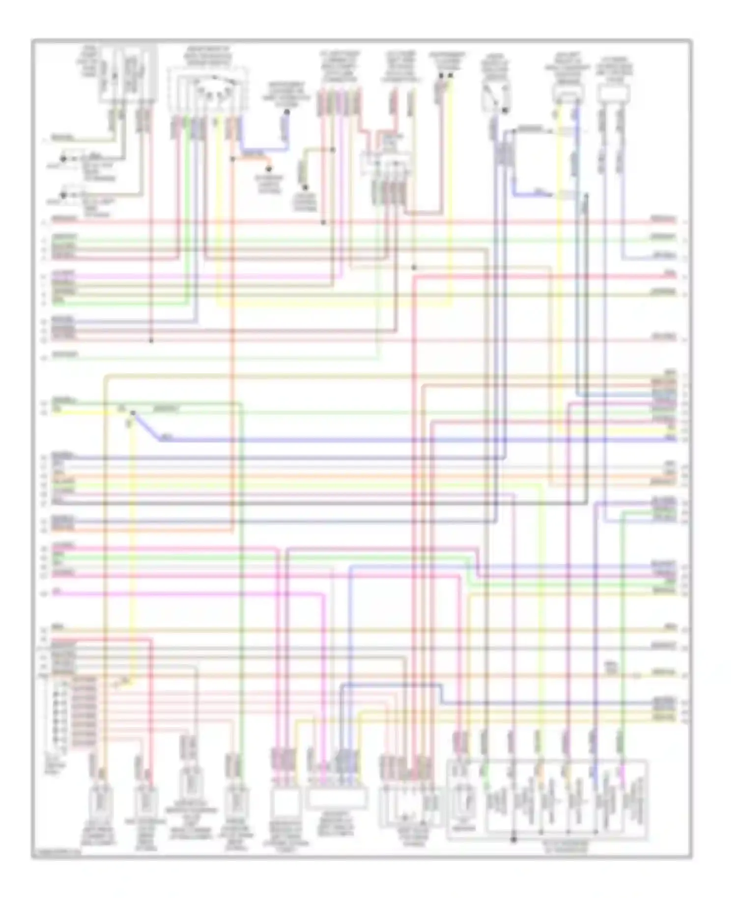 MPV Mazda II (1999-2003): Wiring diagram engine performance 2.5ls (2 of 3)