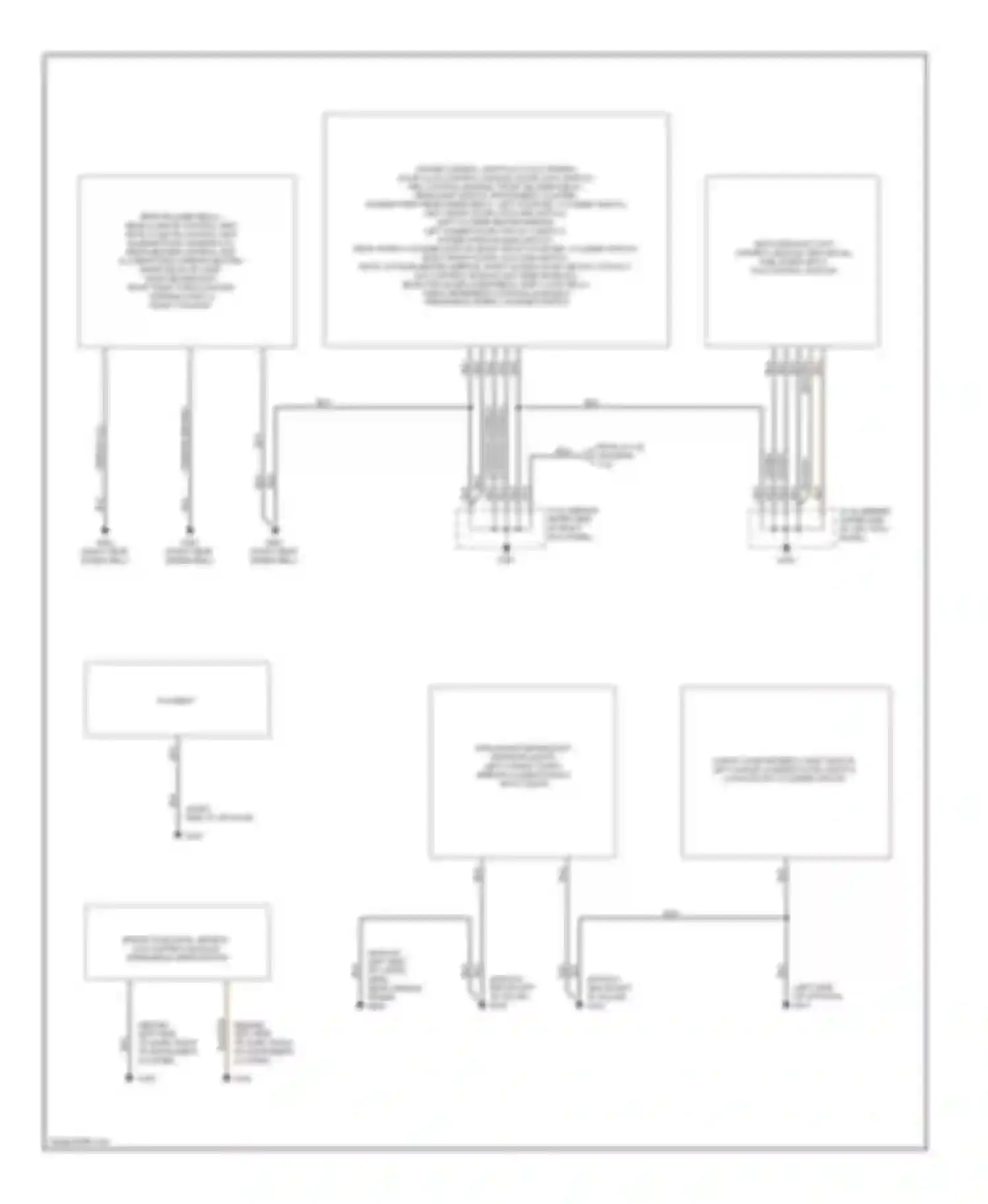 MPV Mazda II (1999-2003): Ground distribution circuit (2 of 2)