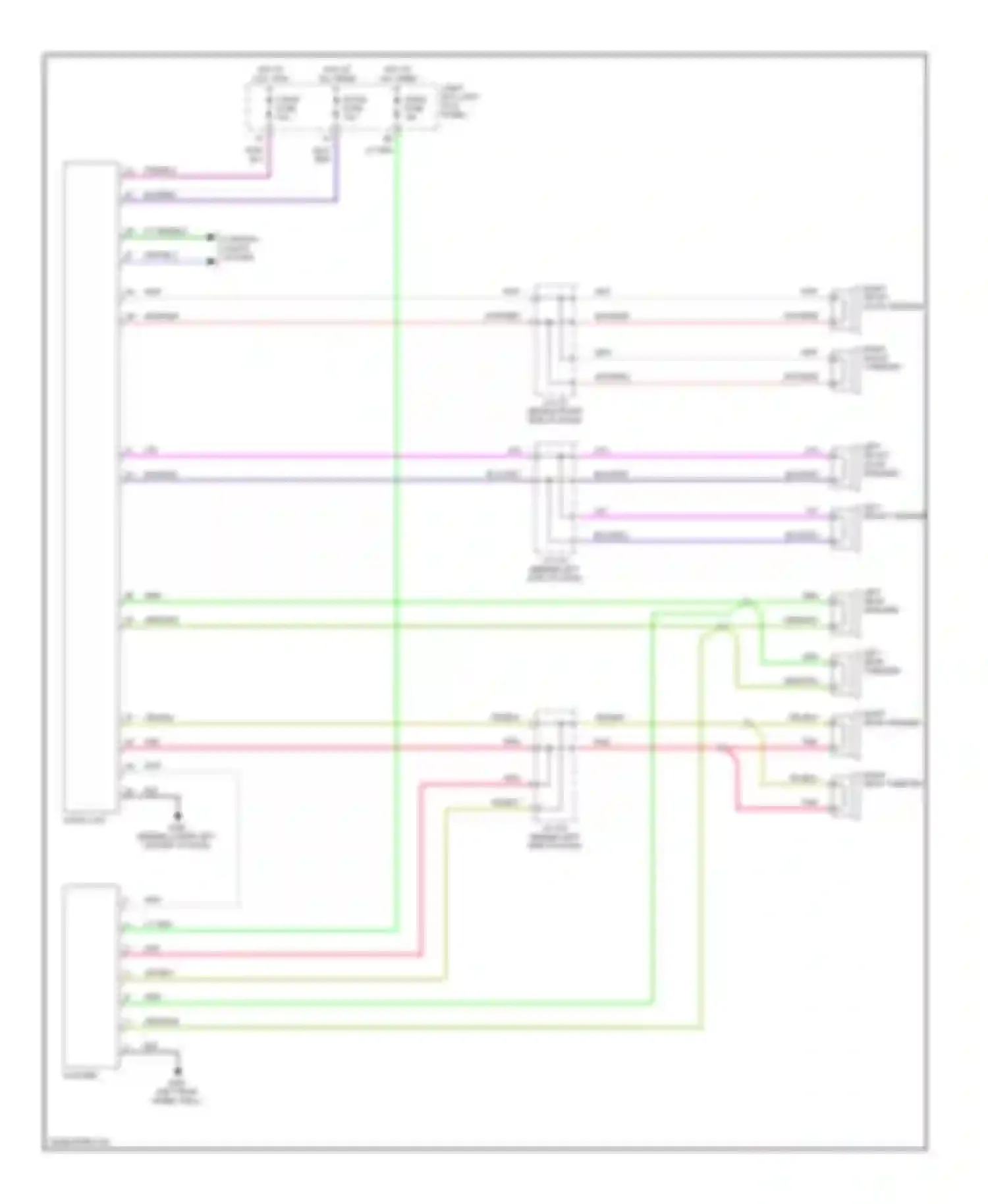 MPV Mazda II (1999-2003): Premium sound radio circuit