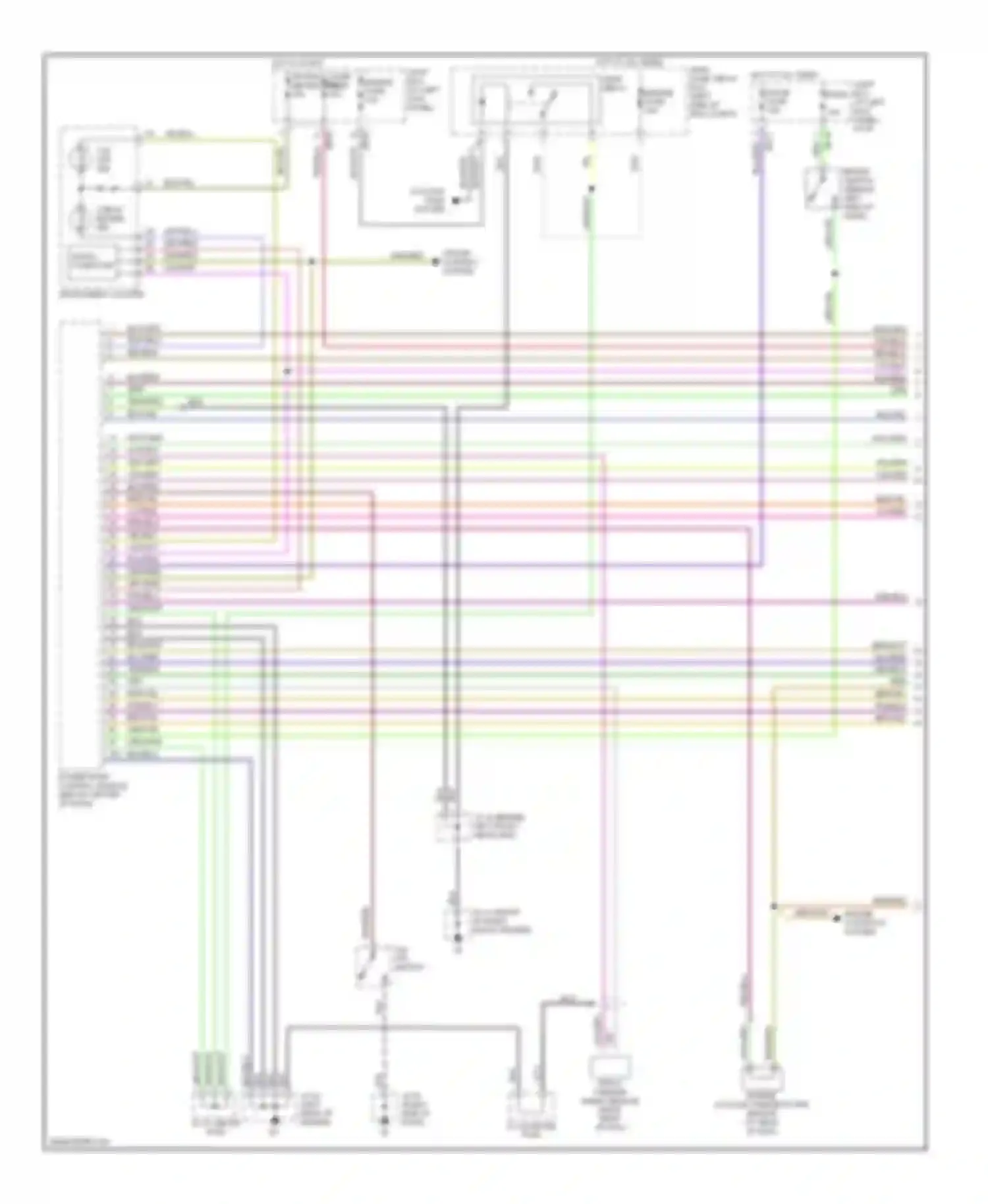 MPV Mazda II (1999-2003): A/t circuit (1 of 2)