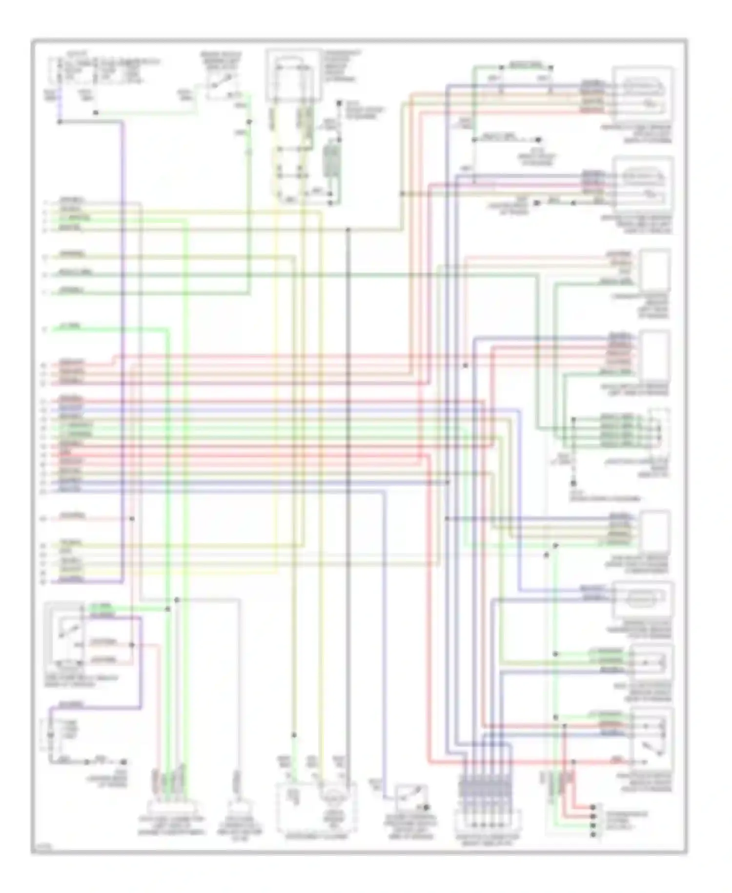 MX-5 Mazda NA (1989-1998): Wiring diagram engine performance 1.8ls (2 of 2)