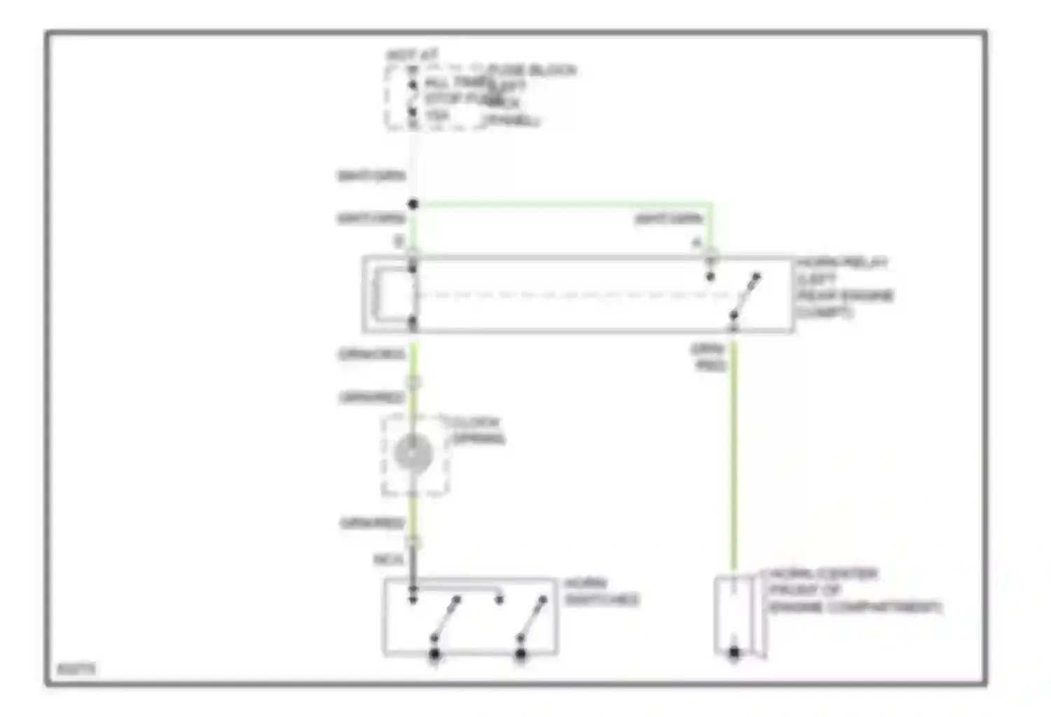 Wiring diagram clock- spring for Mazda MX-5 NA (1989-1998) (1 of 2)