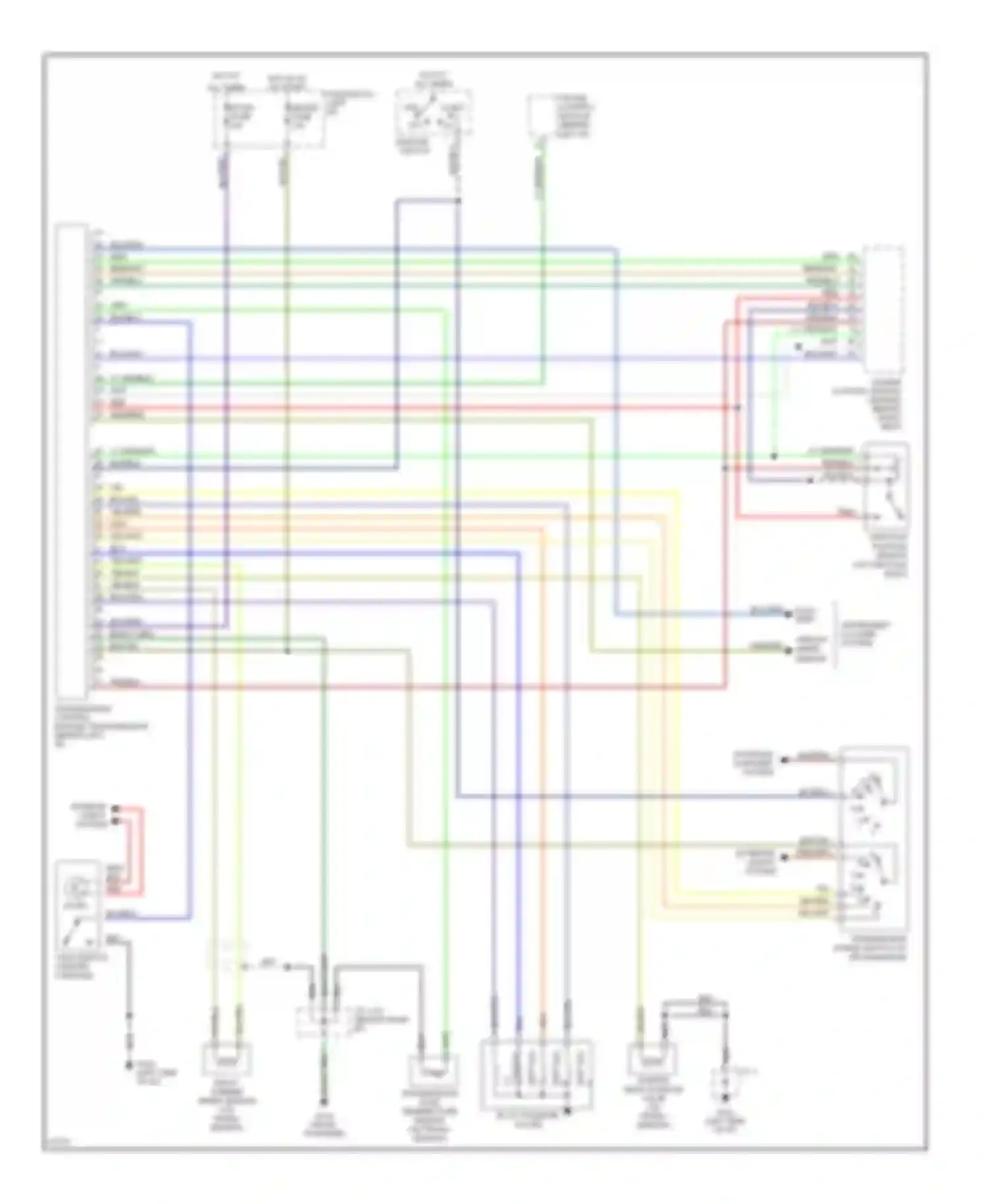 Wiring diagram starting/ charging system for Mazda MX-5 NA (1989-1998) (1 of 1)