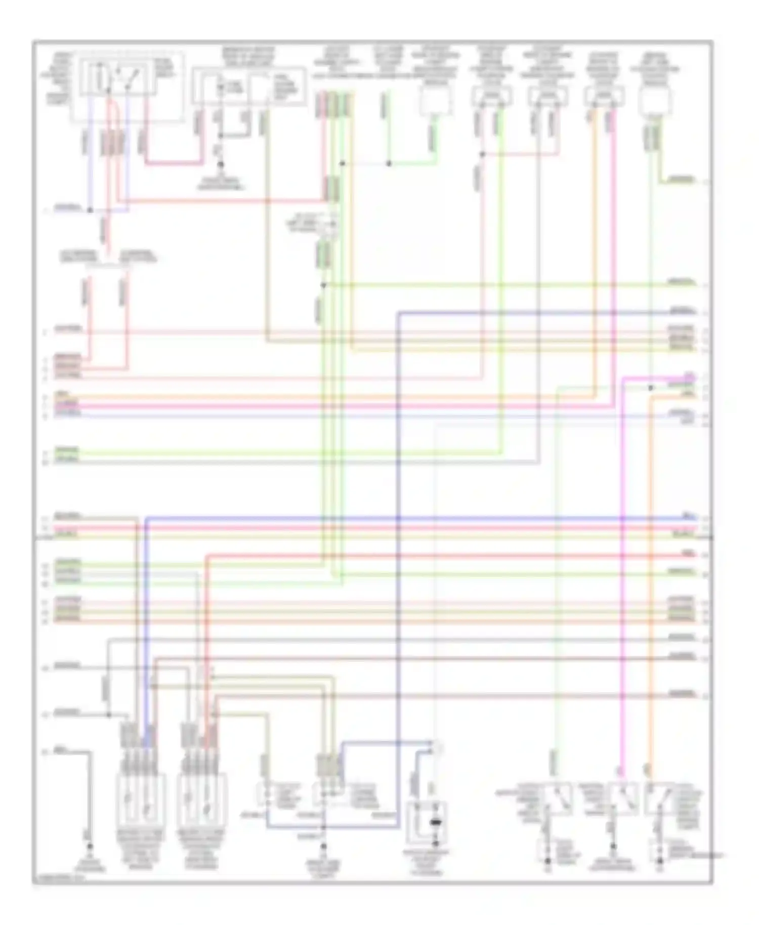 MX-5 Mazda NB facelift (2001-2005): Wiring diagram engine performance 1.8l (2 of 3)