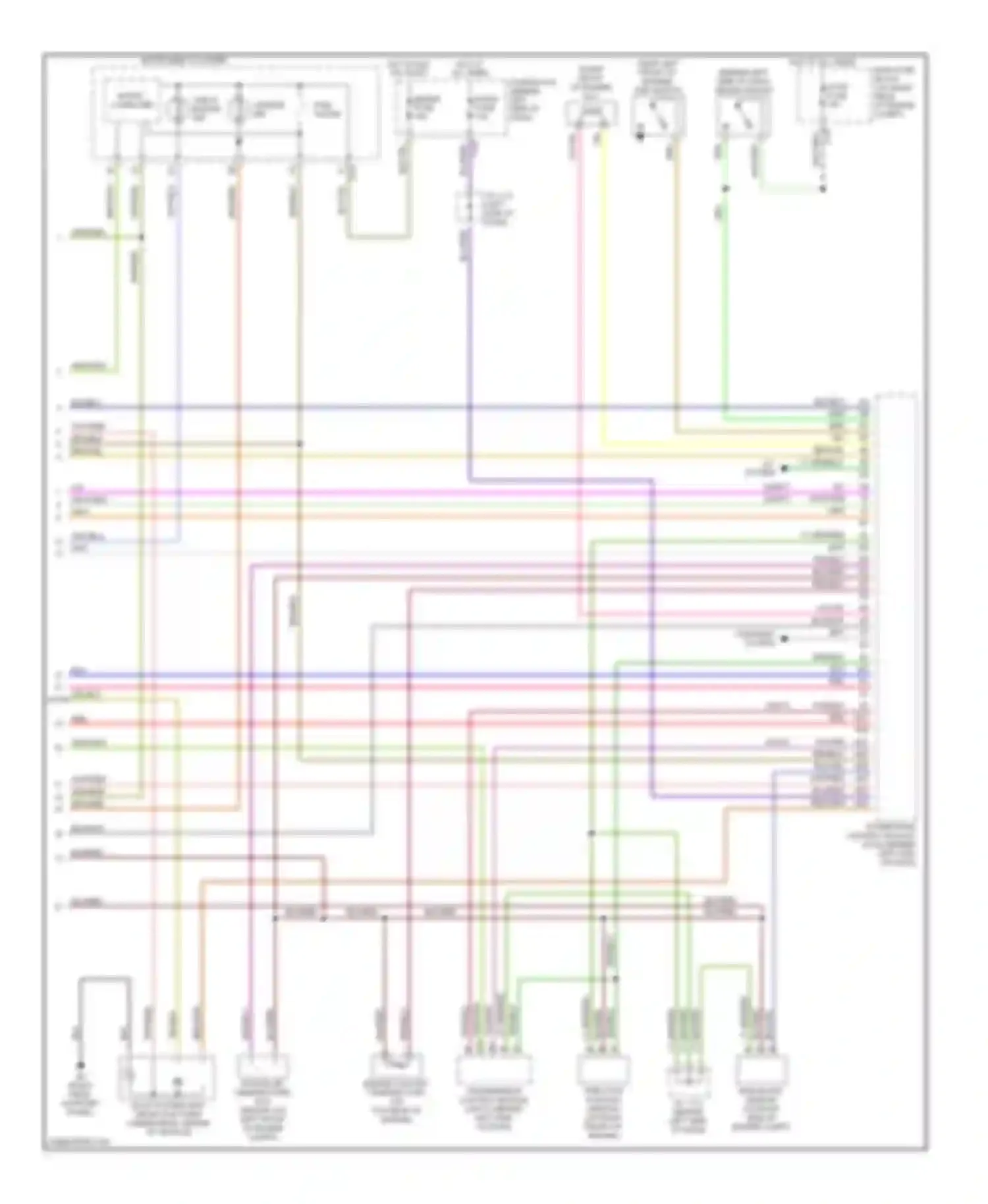 MX-5 Mazda NB facelift (2001-2005): Wiring diagram engine performance 1.8l (3 of 3)