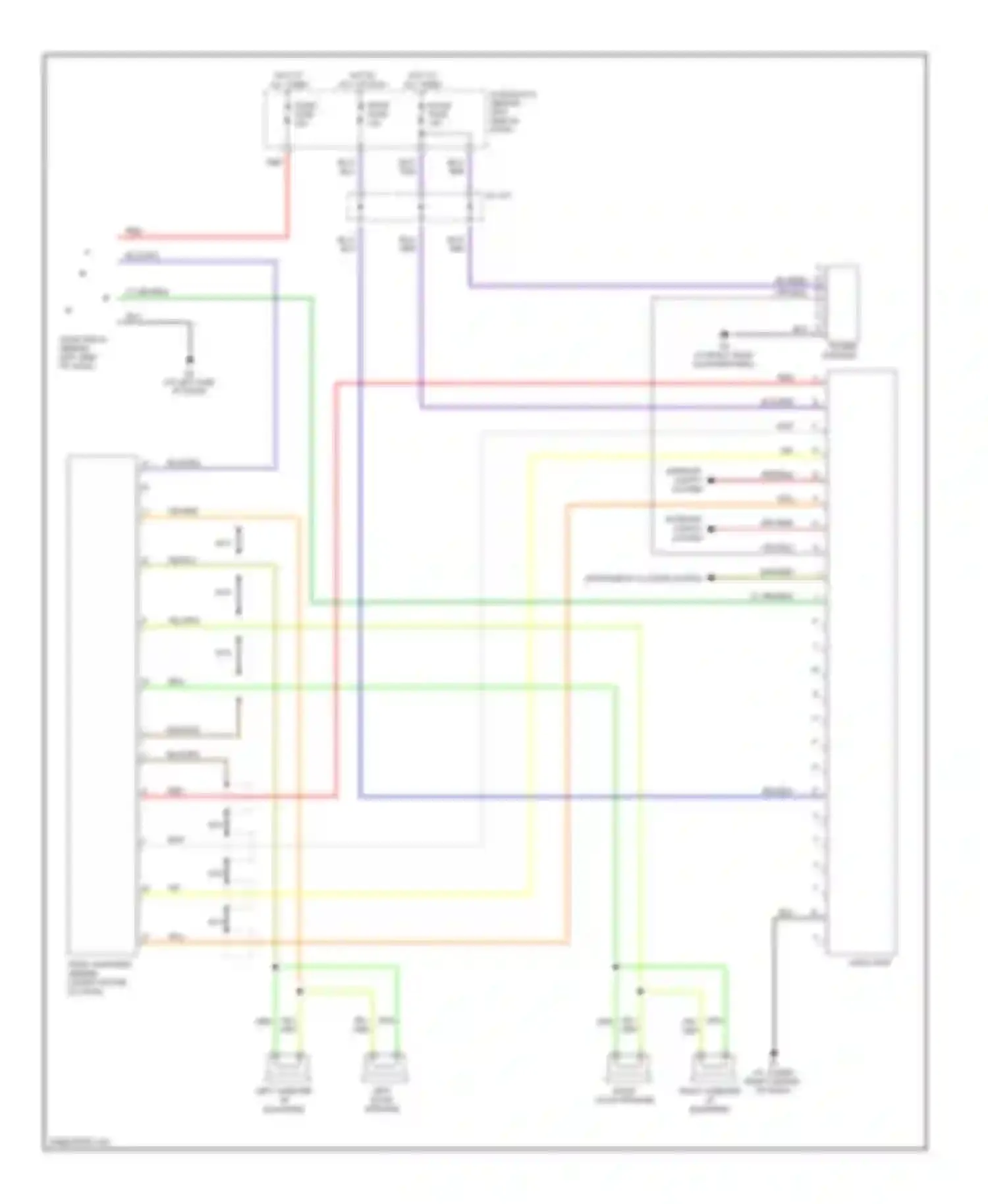 MX-5 Mazda NB facelift (2001-2005): Radio circuit, bose