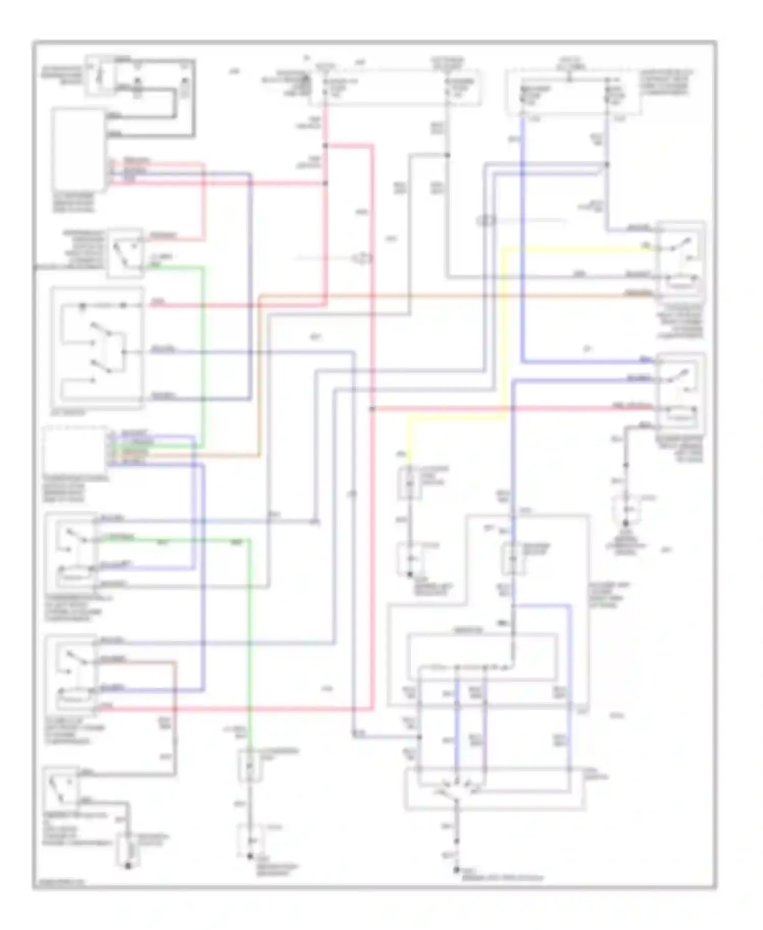 MX-5 Mazda NB (1998-2001): Manual a/c circuit