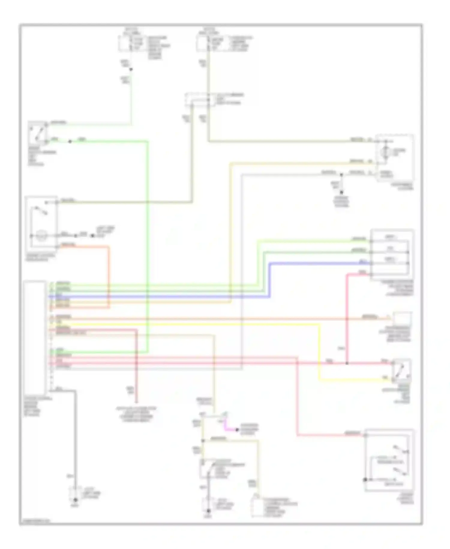 MX-5 Mazda NB (1998-2001): Cruise control circuit