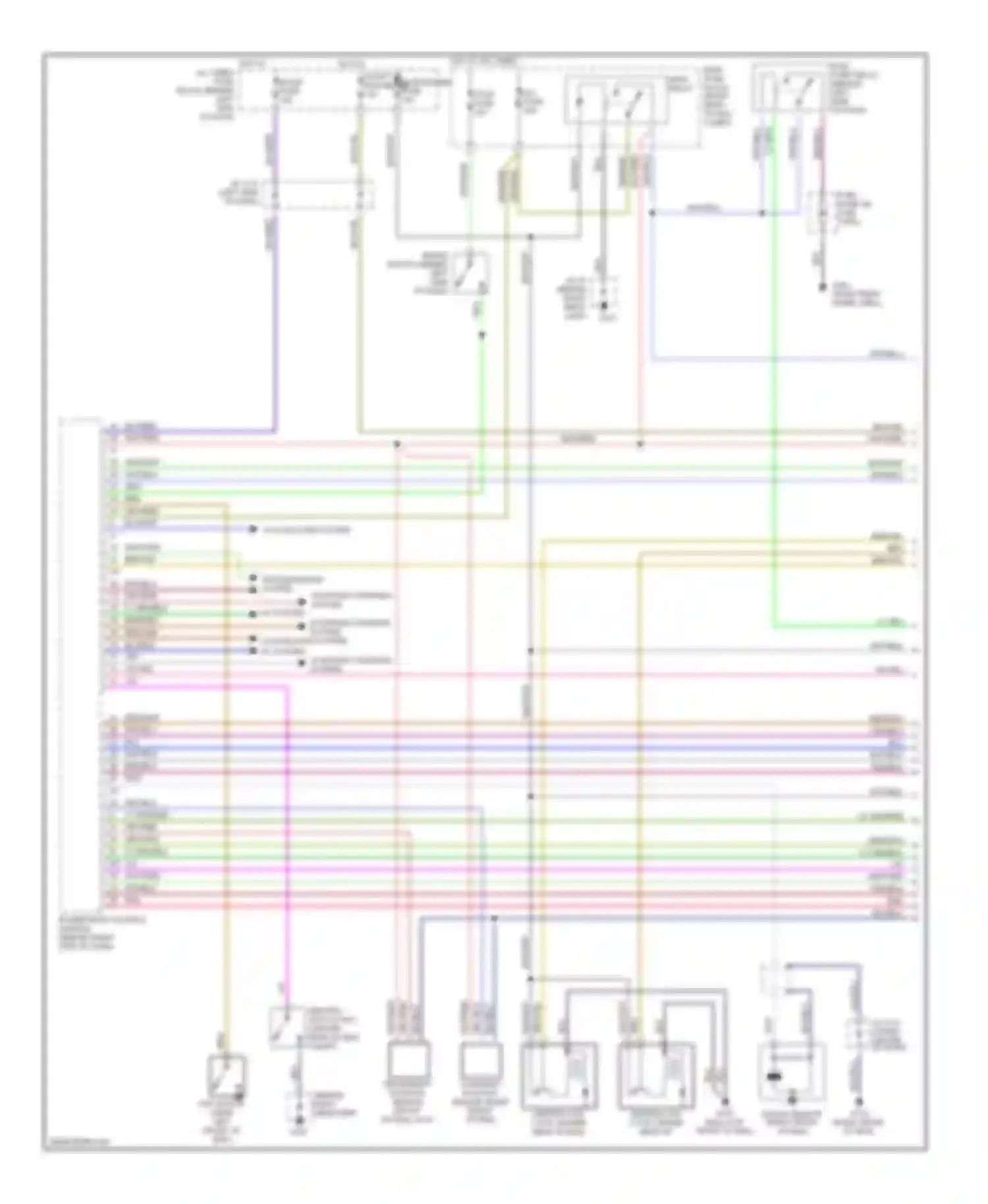 MX-5 Mazda NB (1998-2001): Wiring diagram engine performance 1.8ls (1 of 3)