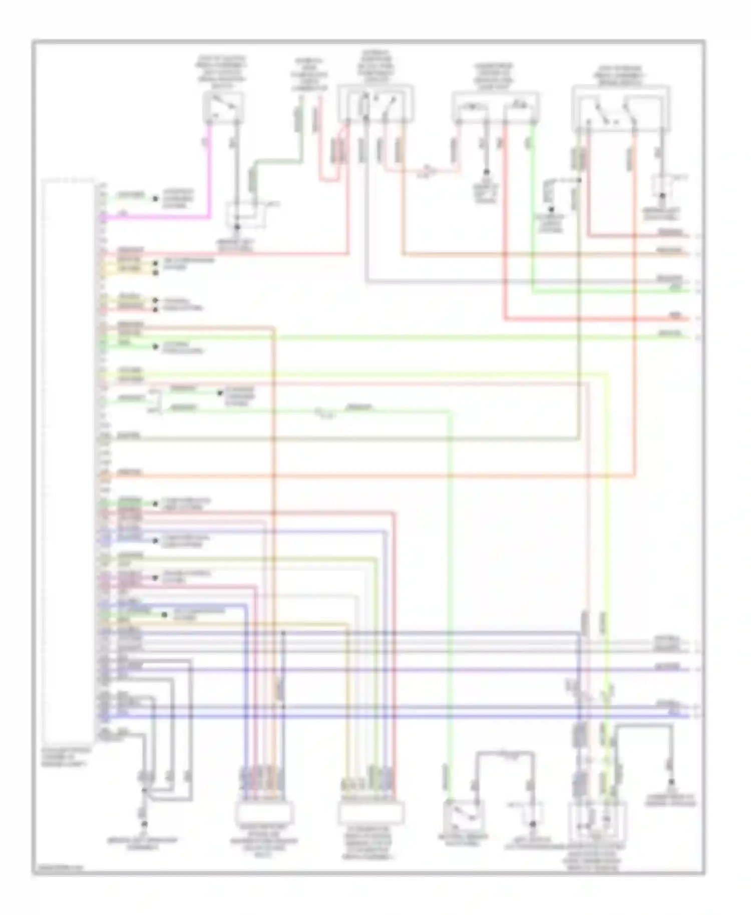 MX-5 Mazda NC facelift (2008-2015): Wiring diagram engine performance 2.0l (1 of 4)