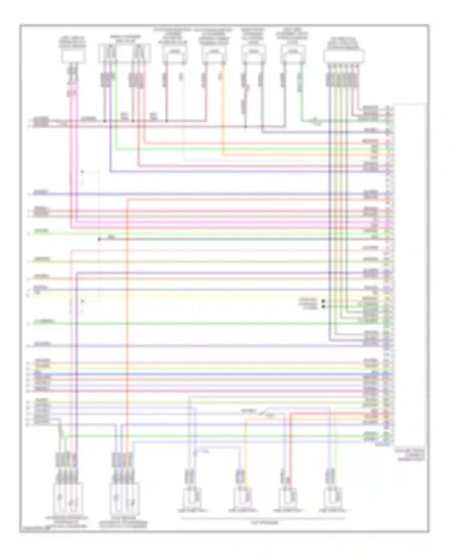 MX-5 Mazda NC facelift (2008-2015): Wiring diagram engine performance 2.0l (4 of 4)
